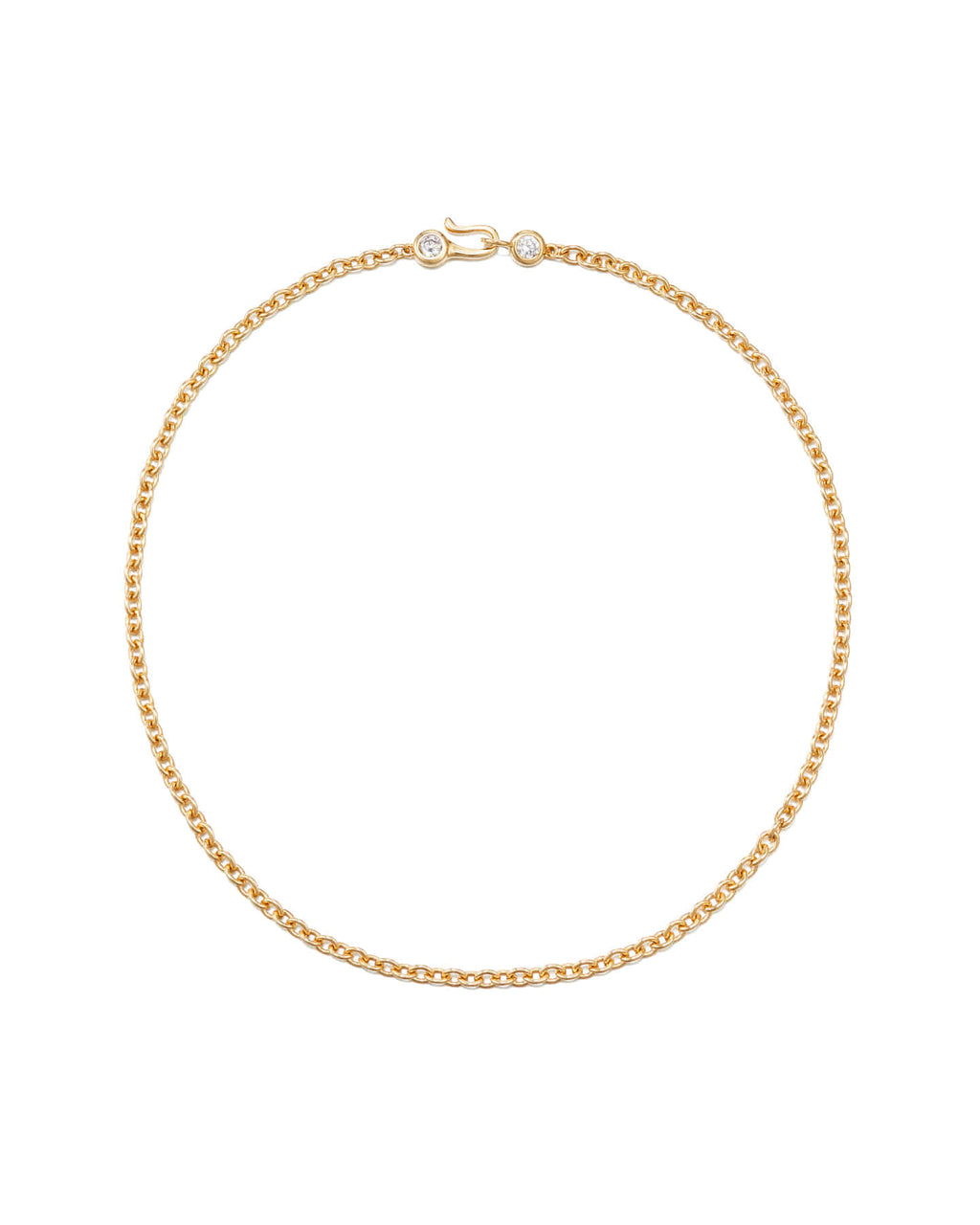 Numbering - Bezel Set Clasp Chain Necklace #3803 product image 5 | TRAB K-Fashion Australia