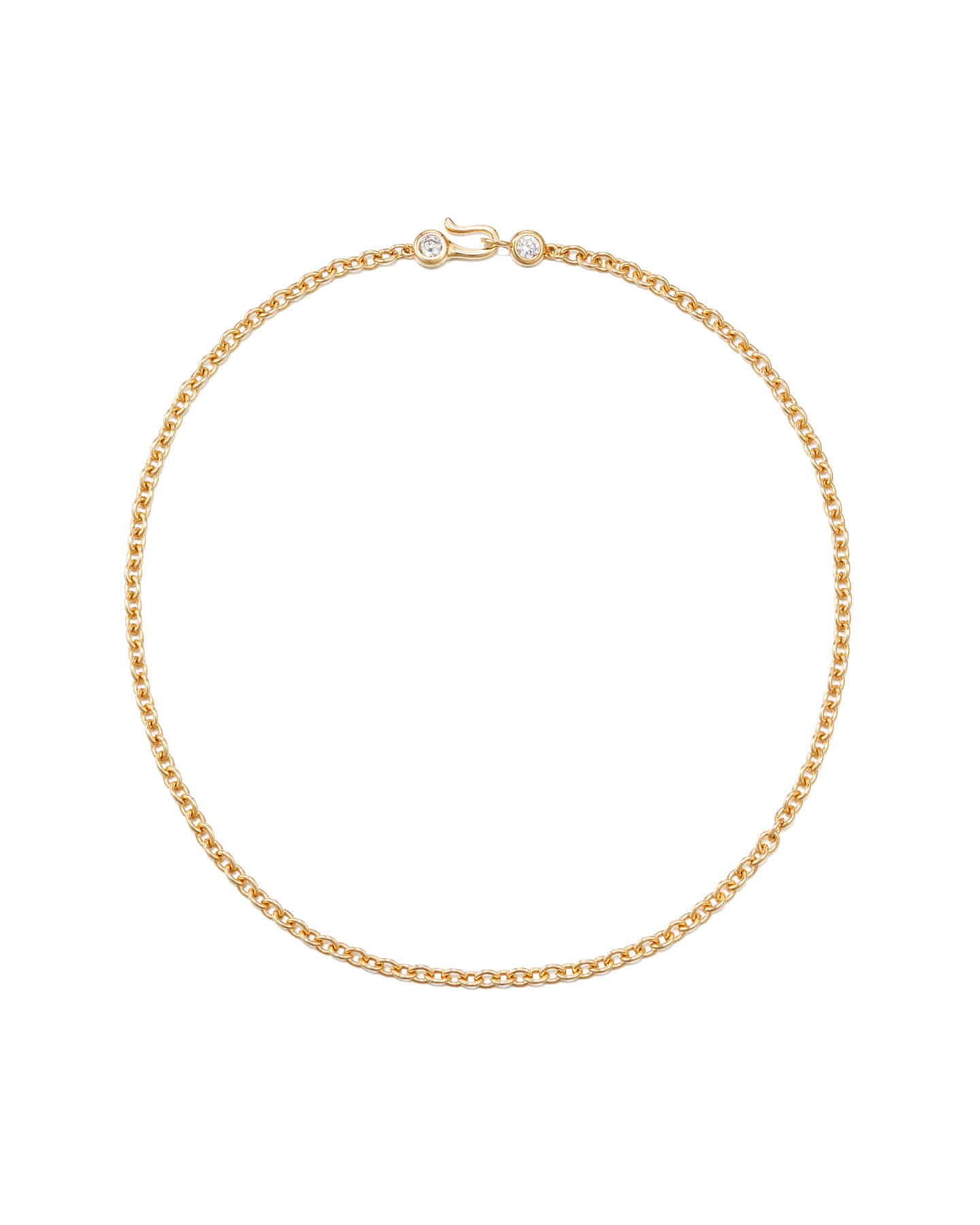 Numbering - Bezel Set Clasp Chain Necklace #3803 product image 5 | TRAB K-Fashion Australia
