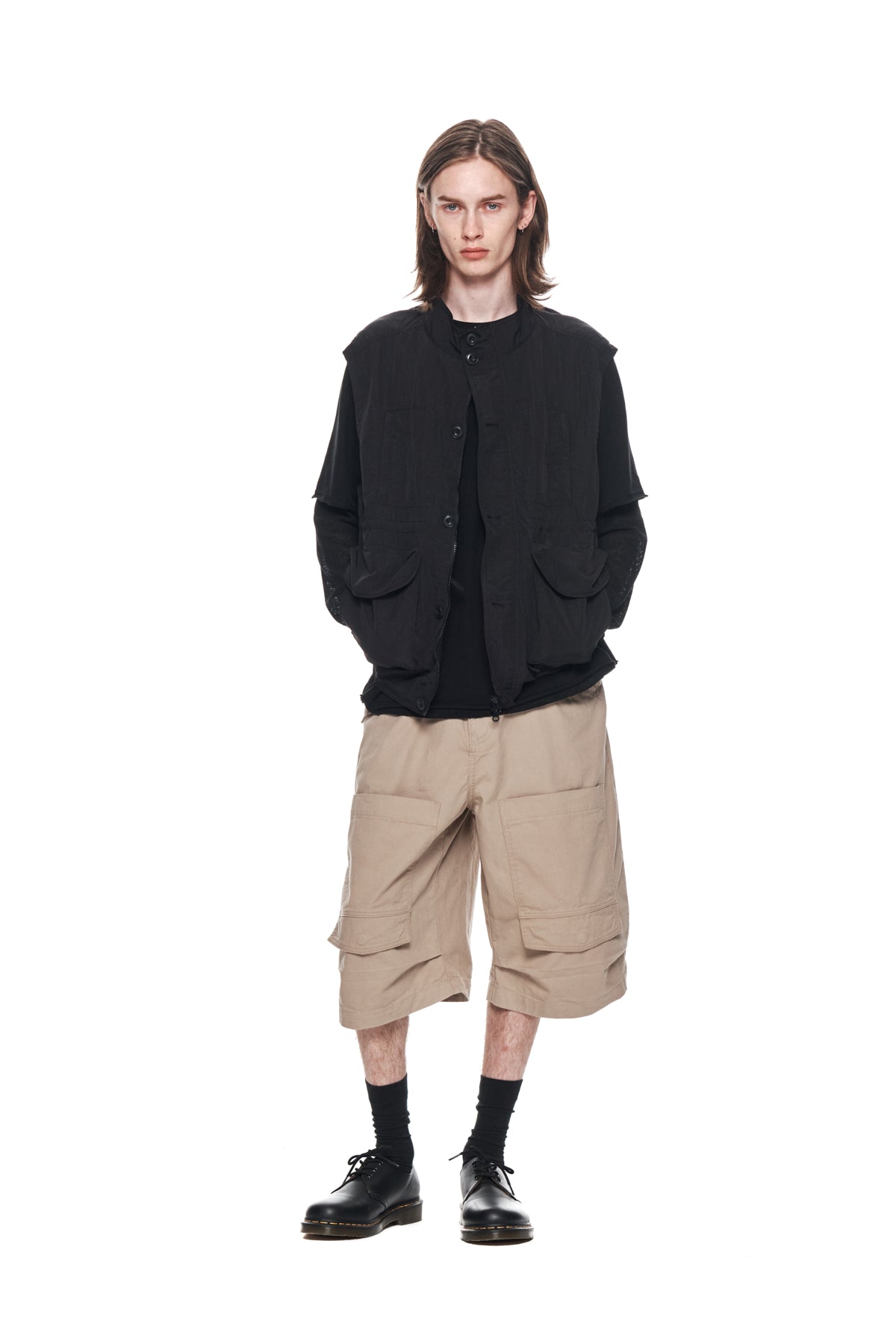 Matin Kim - Nylon Fishing Vest (Black) product image 9 | TRAB K-Fashion Australia