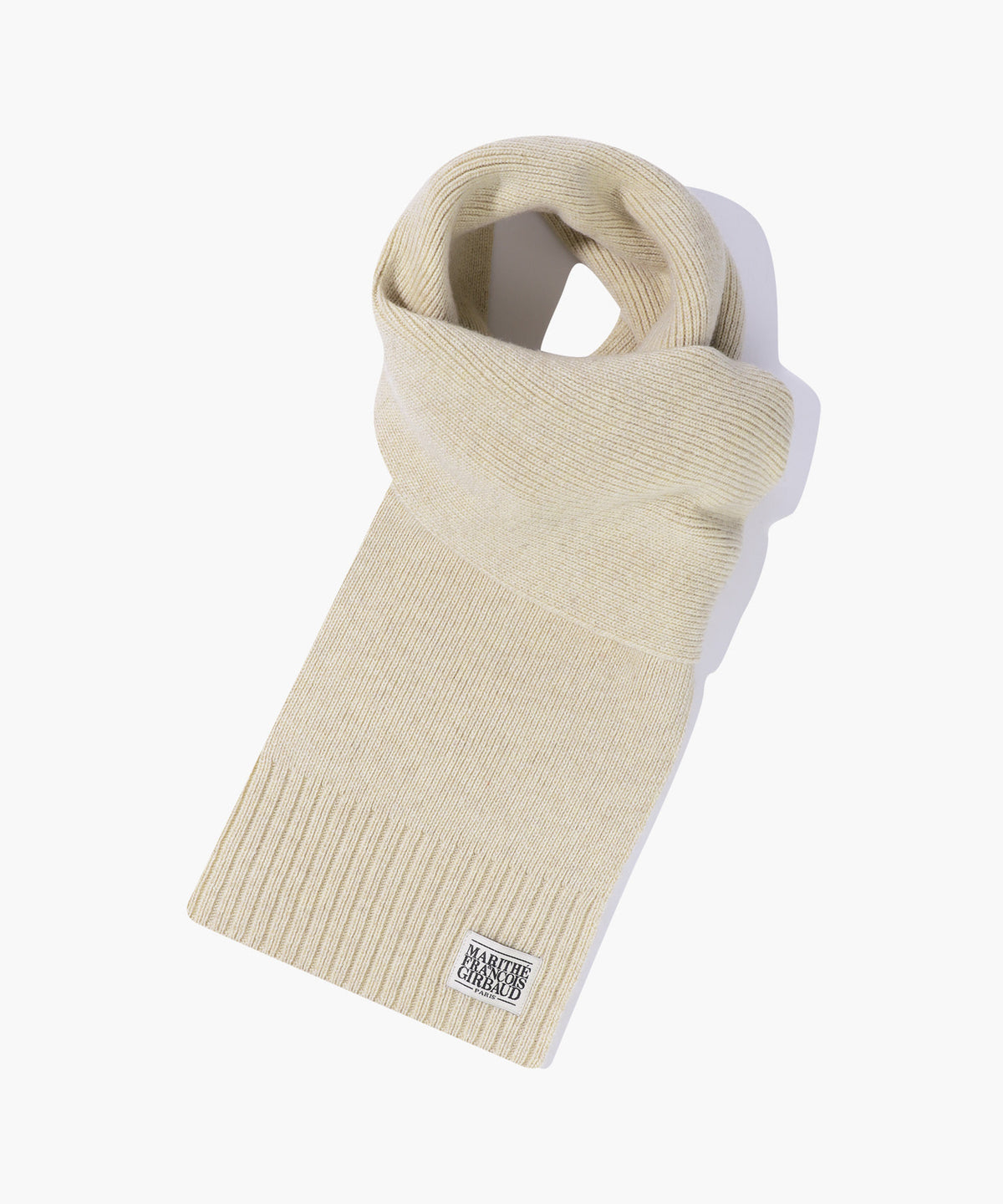 Marithe & Francois Girbaud - Classic Logo Muffler (Beige) product image 1 | TRAB K-Fashion Australia