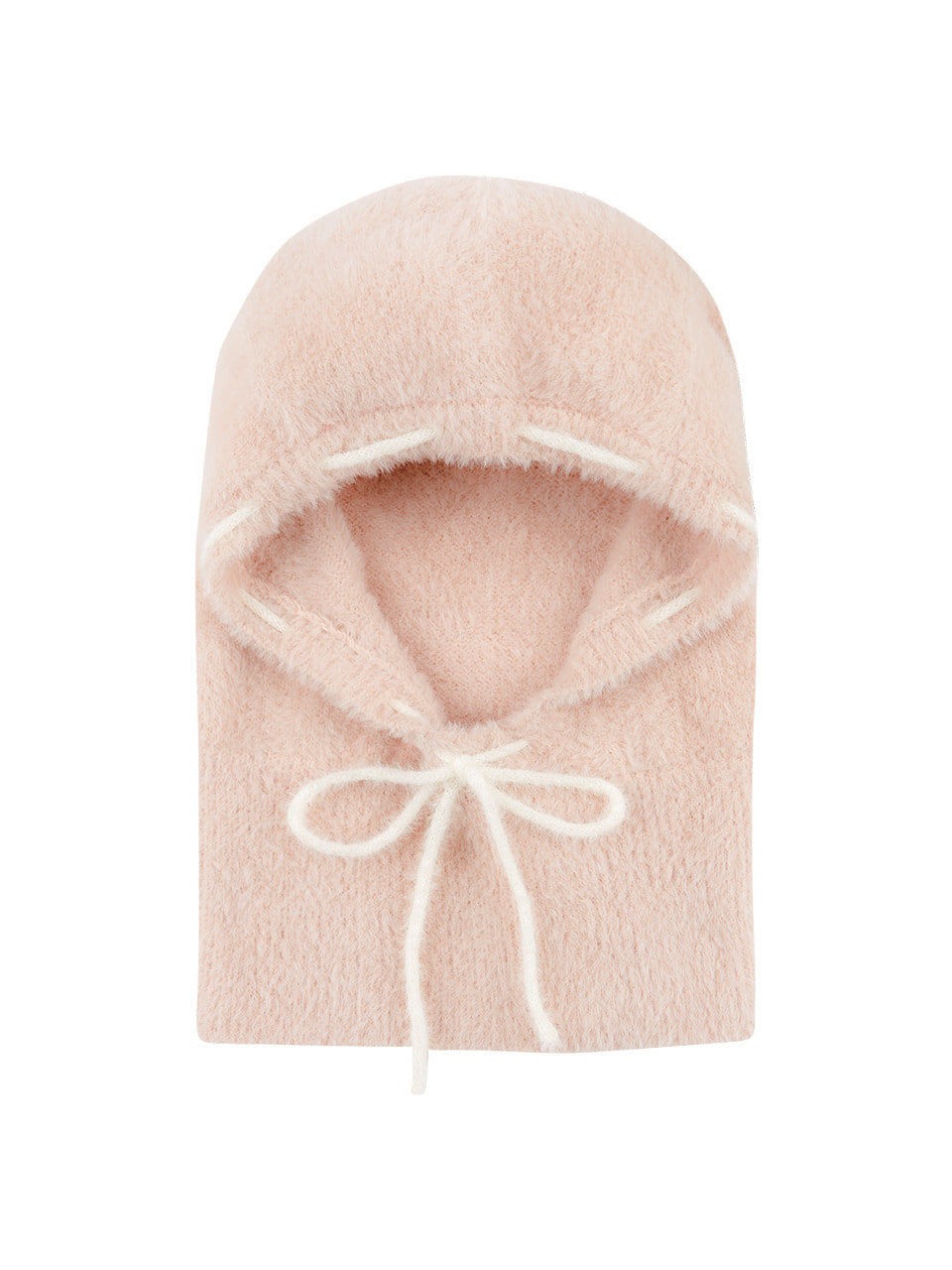 Margarin Fingers - Stitch Brush Balaclava (Peach) product image 2 | TRAB K-Fashion Australia