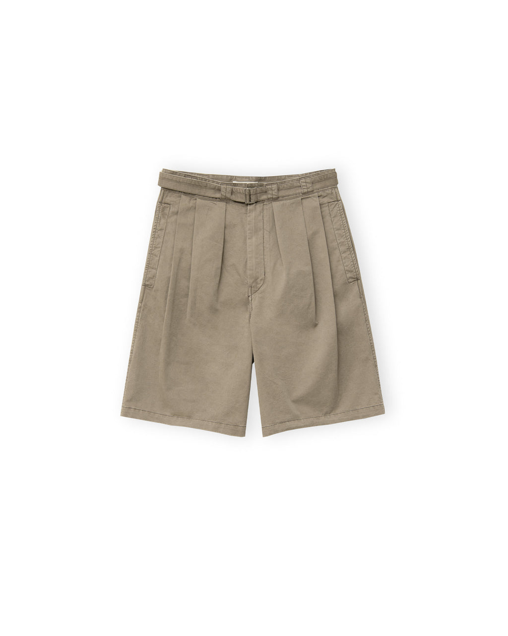 Brownyard - Belted Half Pants (Dark Beige) product image 4 | TRAB K-Fashion Australia