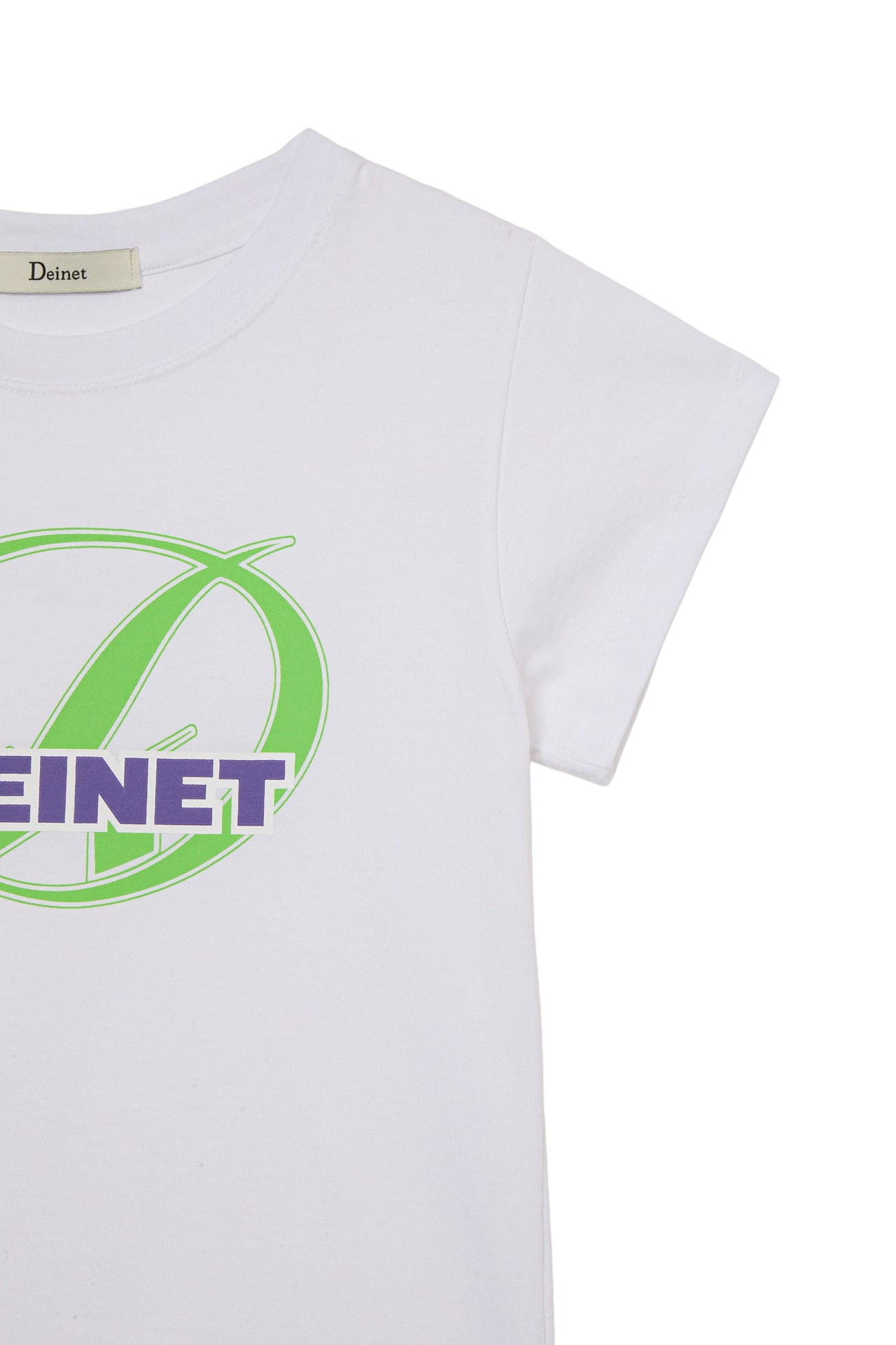Deinet - Signature Logo Slim T-Shirt (White) product image 4 | TRAB K-Fashion Australia
