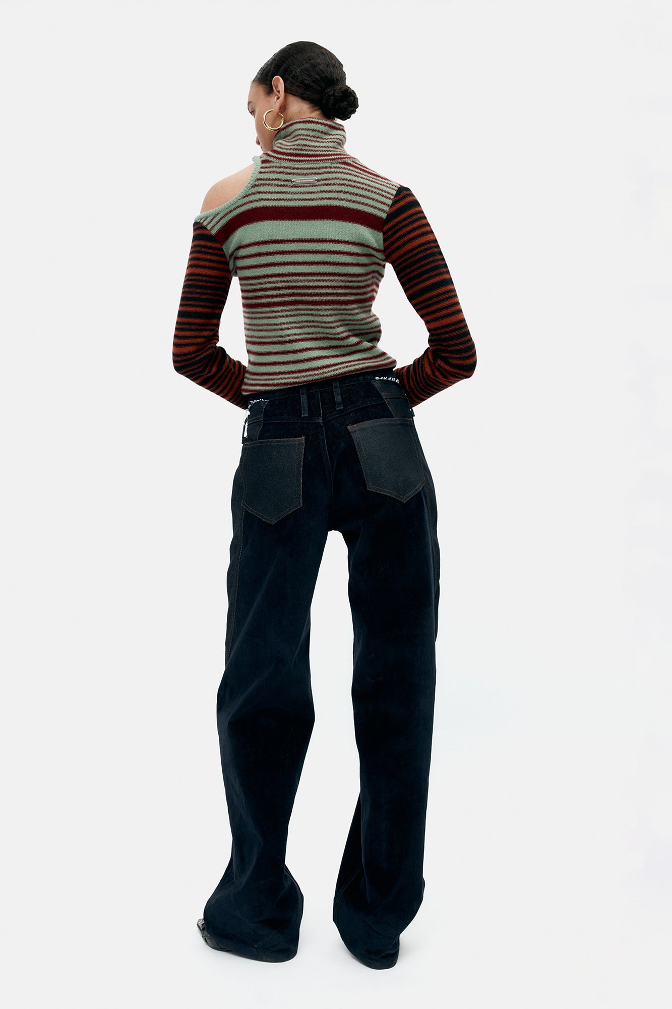 Andersson Bell - Zoe Wrap Pants (Blue) product image 2 | TRAB K-Fashion Australia