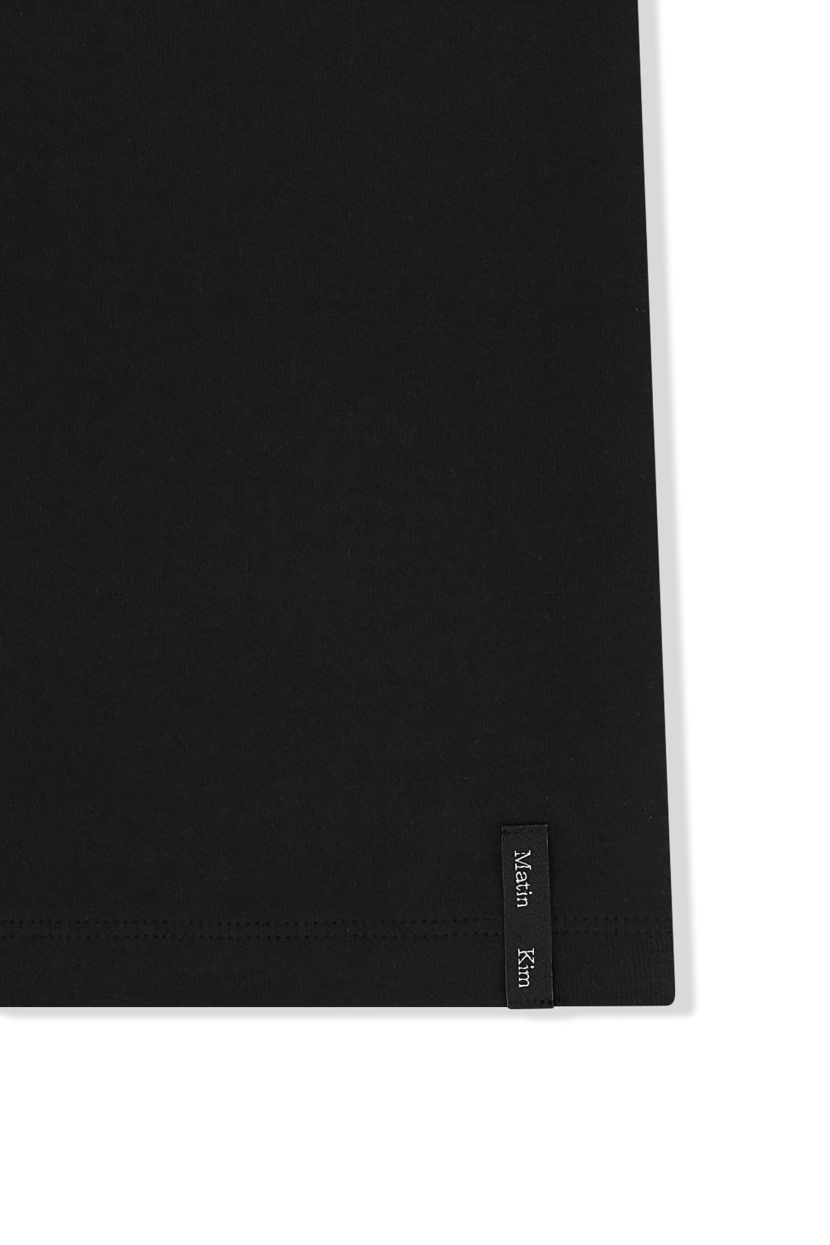 Matin Kim - Label Detail Slim Fit Top (Black) product image 4 | TRAB K-Fashion Australia