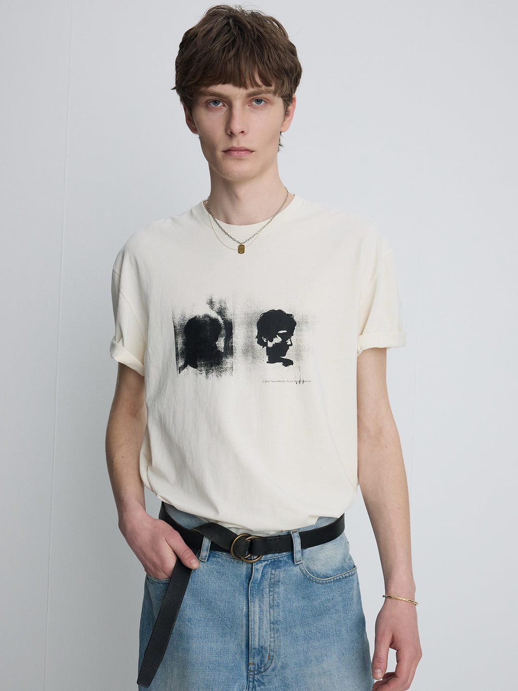 Tonywack - Garment Dyed Profiled T-Shirt (Salt Pigment) product image 9 | TRAB K-Fashion Australia