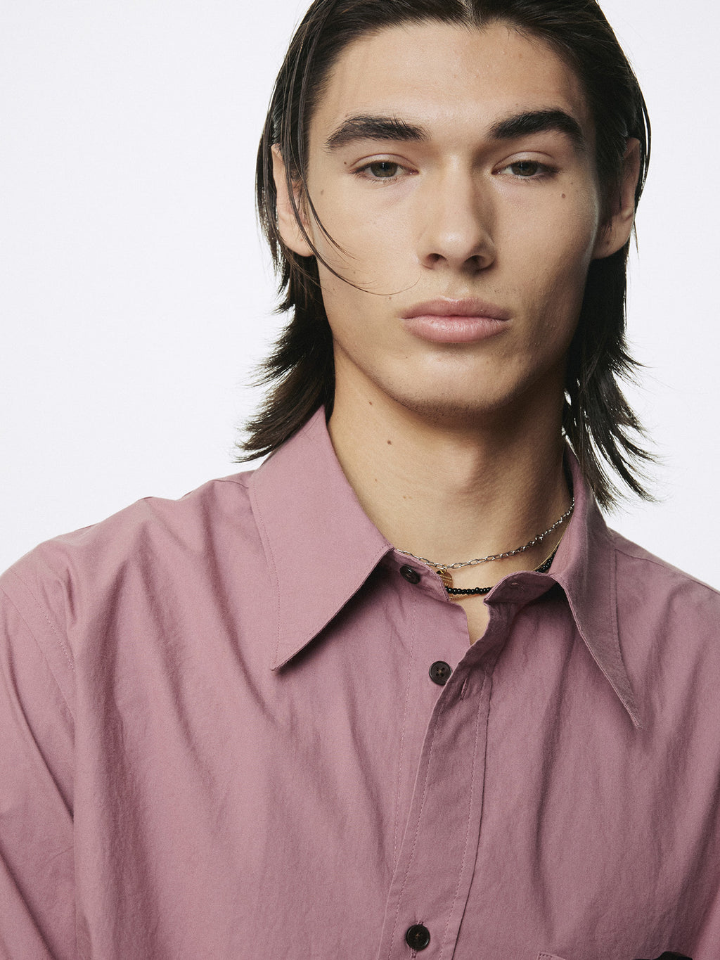 Tonywack - Washed Cotton Shirt (Dusty Pink) product image 8 | TRAB K-Fashion Australia