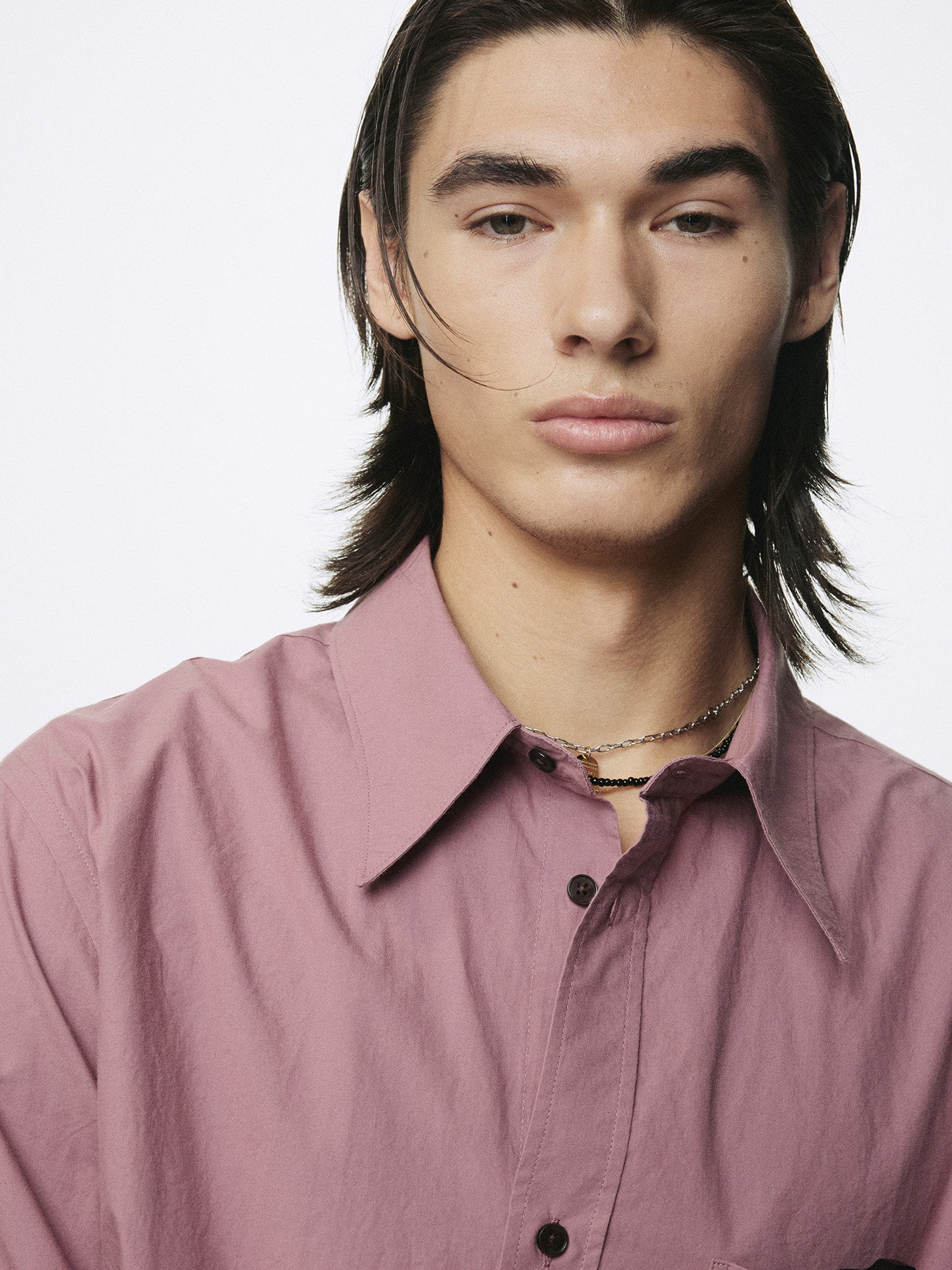 Tonywack - Washed Cotton Shirt (Dusty Pink) product image 8 | TRAB K-Fashion Australia