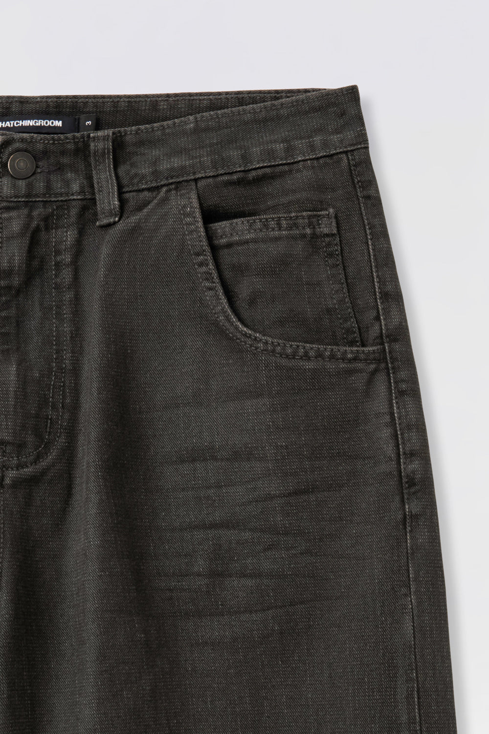 Hatchingroom - VTG Waxed Jeans (Charcoal) product image 5 | TRAB K-Fashion Australia