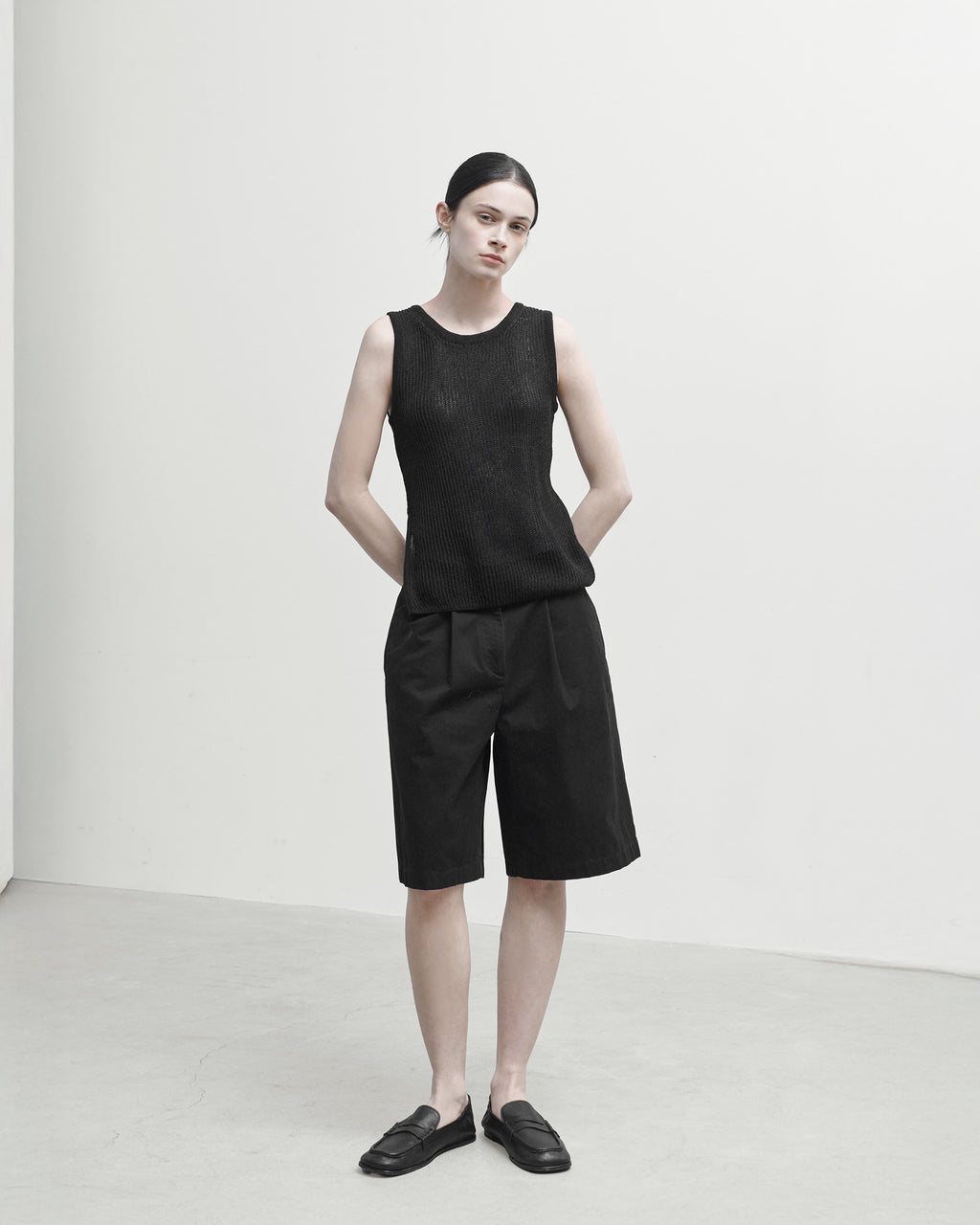 Brownyard - Slip Sleeveless Knit (Black) product image 1 | TRAB K-Fashion Australia