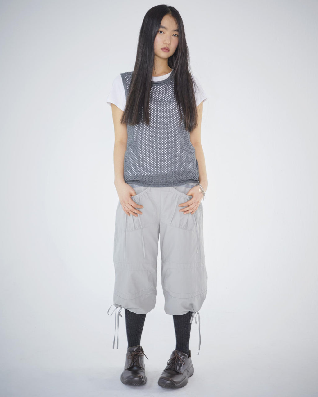 Coyseio - Scasi Sleeveless Knit (Charcoal) product image 8 | TRAB K-Fashion Australia