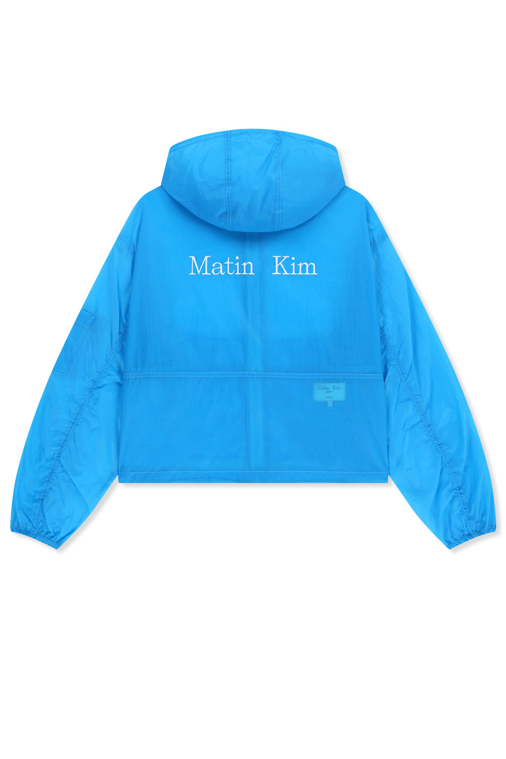 Matin Kim - Back Logo Hoody Windbreaker (Blue) product image 2 | TRAB K-Fashion Australia
