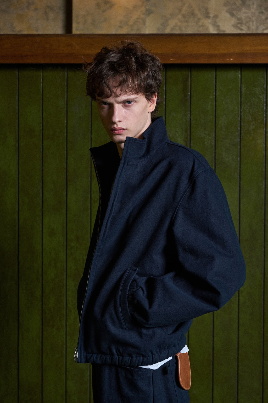 STU - Shift High-neck Jacket (Navy) product image 9 | TRAB K-Fashion Australia
