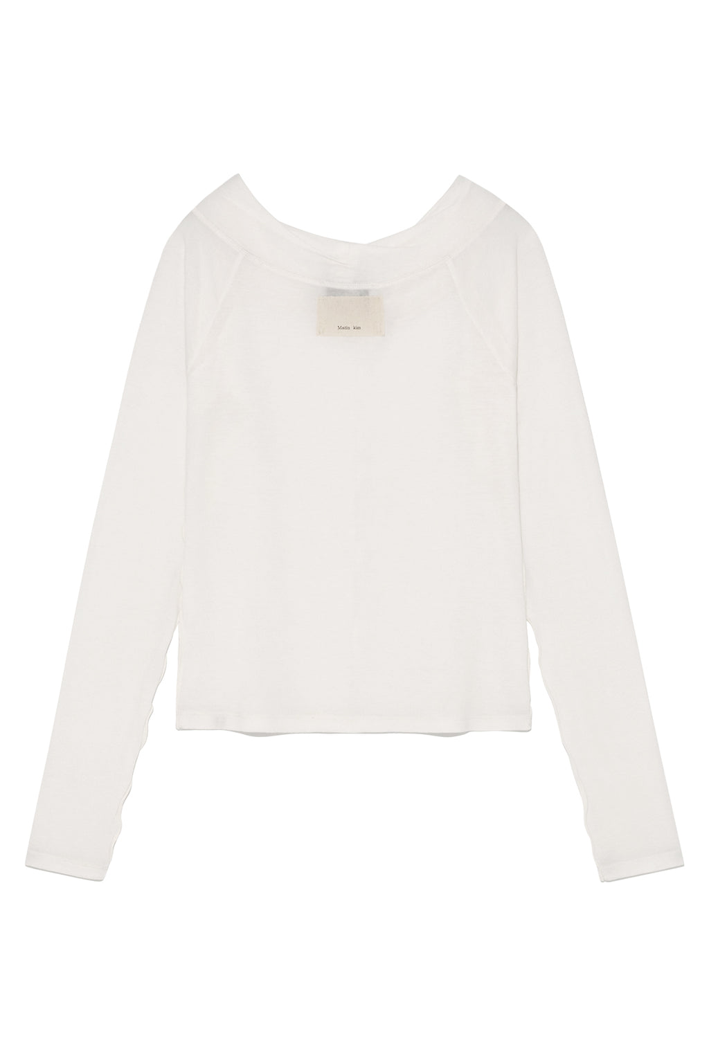 Matin Kim - Wide Neck Raglan Long Sleeve (Ivory) product image 2 | TRAB K-Fashion Australia