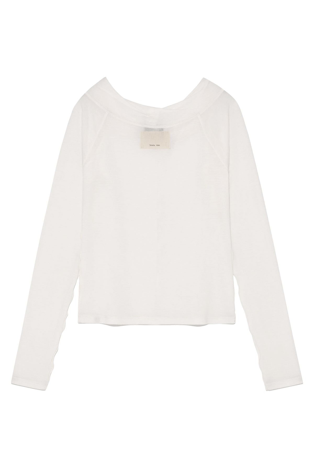 Matin Kim - Wide Neck Raglan Long Sleeve (Ivory) product image 2 | TRAB K-Fashion Australia