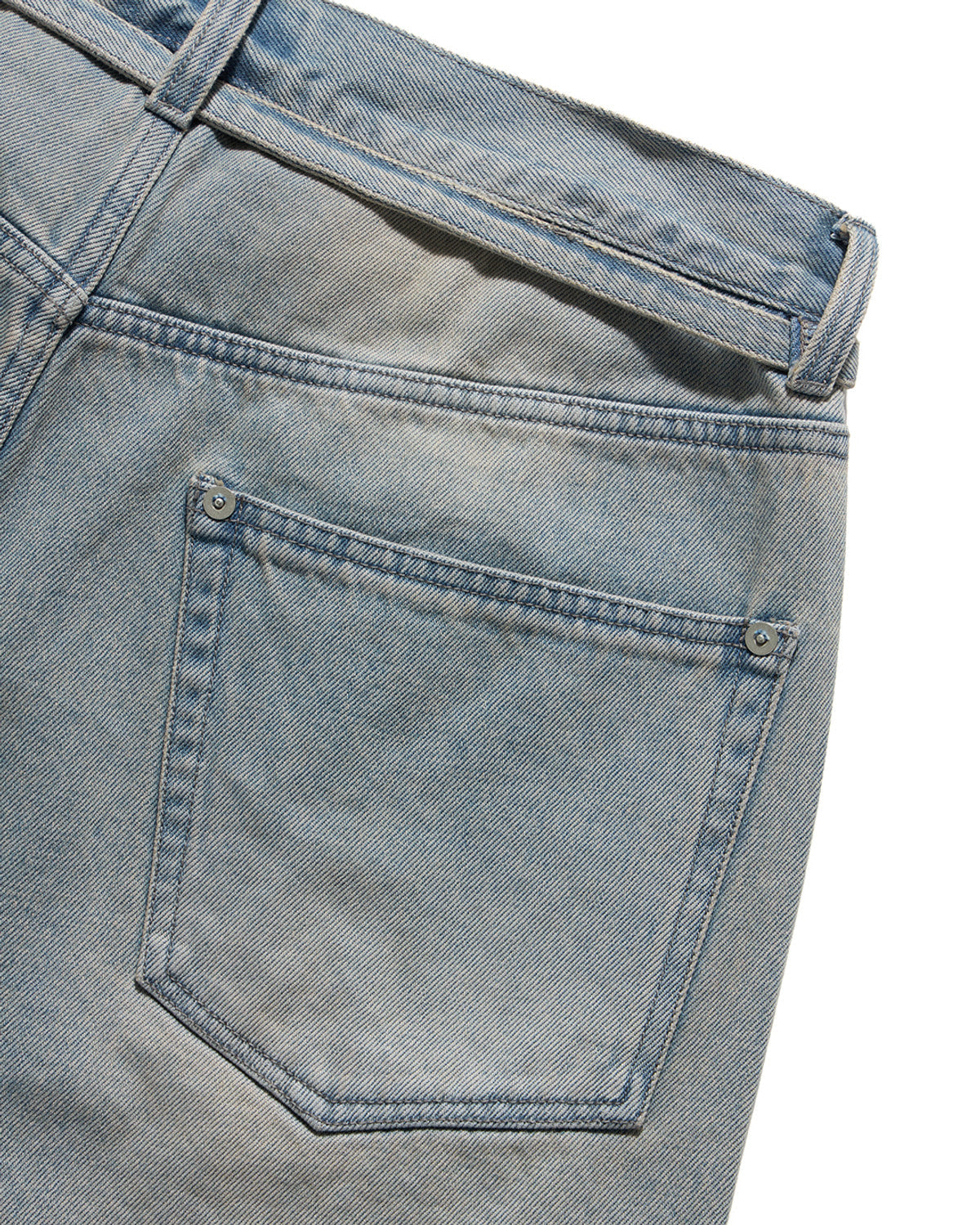 Eastlogue - Curved Outlaw Shorts (Light Indigo) product image 8 | TRAB K-Fashion Australia