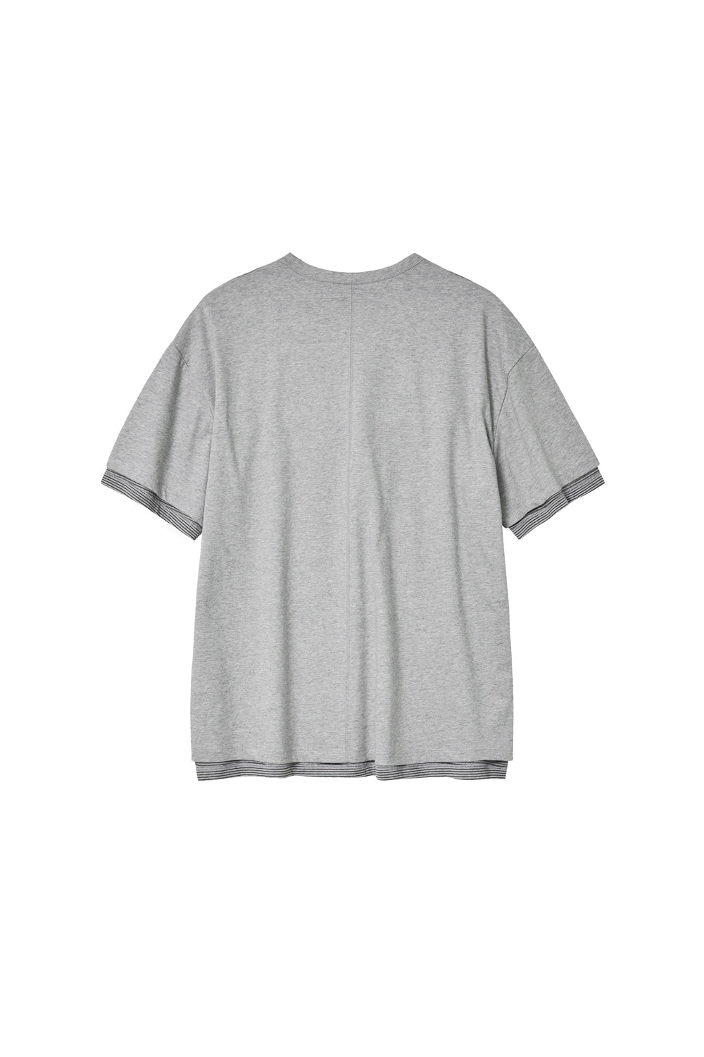 Hatchingroom - Two Face Stripe Tee (1/2 M.Grey) product image 2 | TRAB K-Fashion Australia