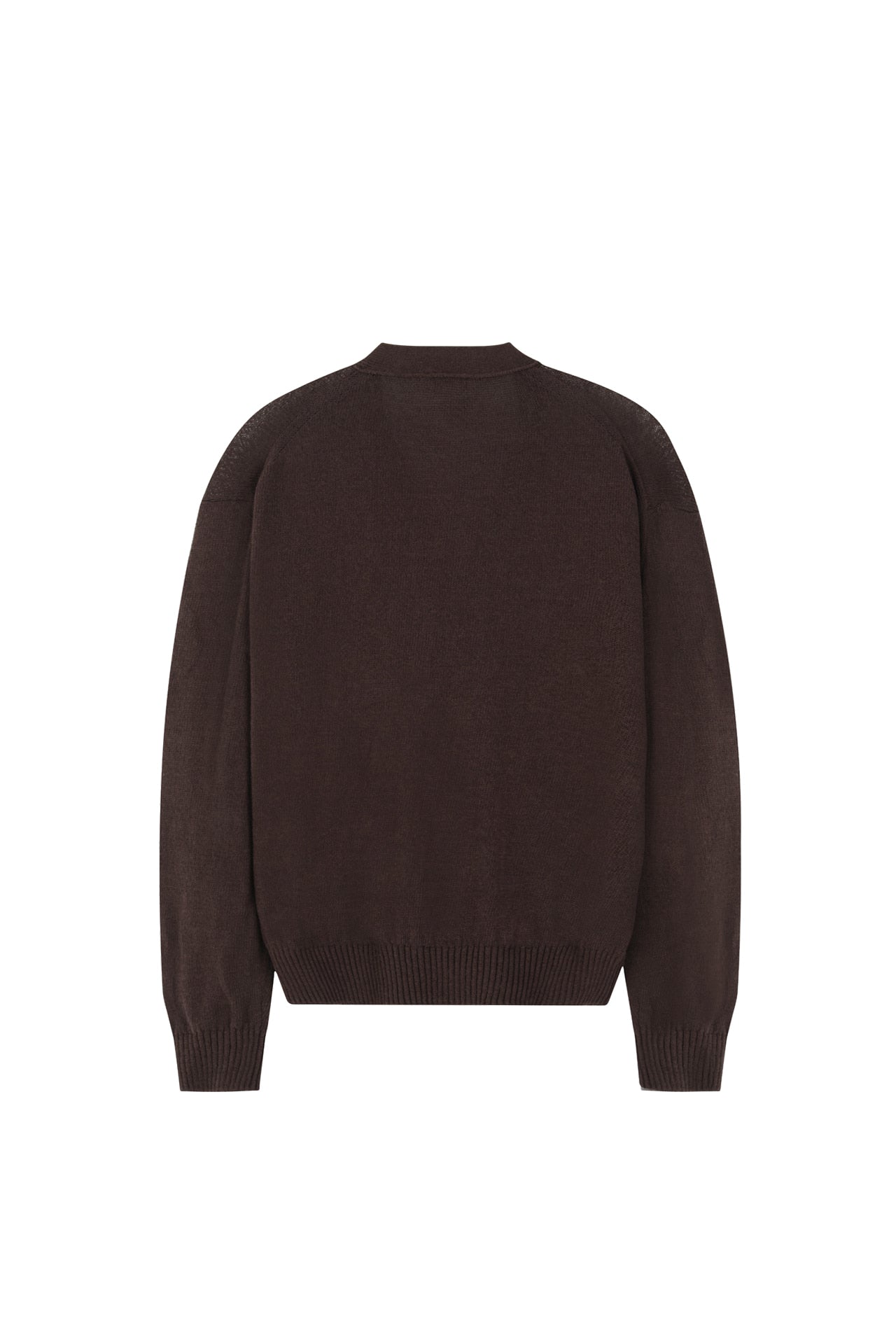 Stu - V- Neck Light Cardigan (Brown) product image 18 | TRAB K-Fashion Australia