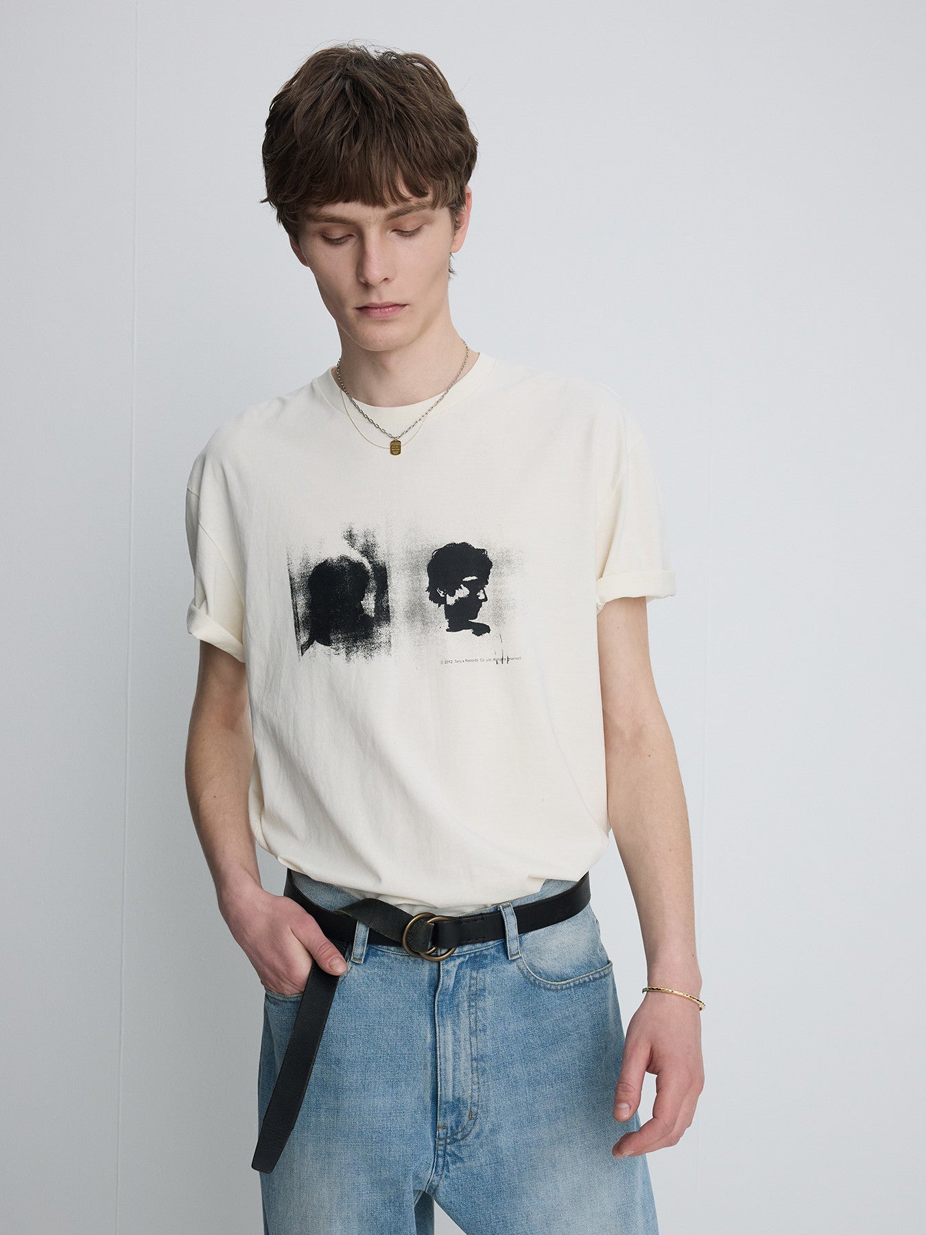 Tonywack - Garment Dyed Profiled T-Shirt (Salt Pigment) product image 5 | TRAB K-Fashion Australia