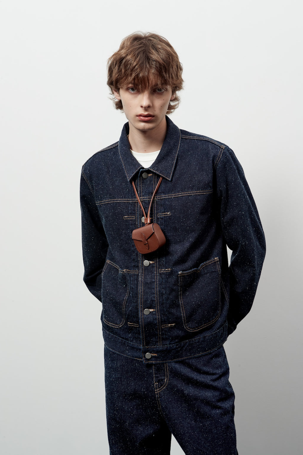Stu - Husk Indigo Denim Jacket (Blue) product image 11 | TRAB K-Fashion Australia