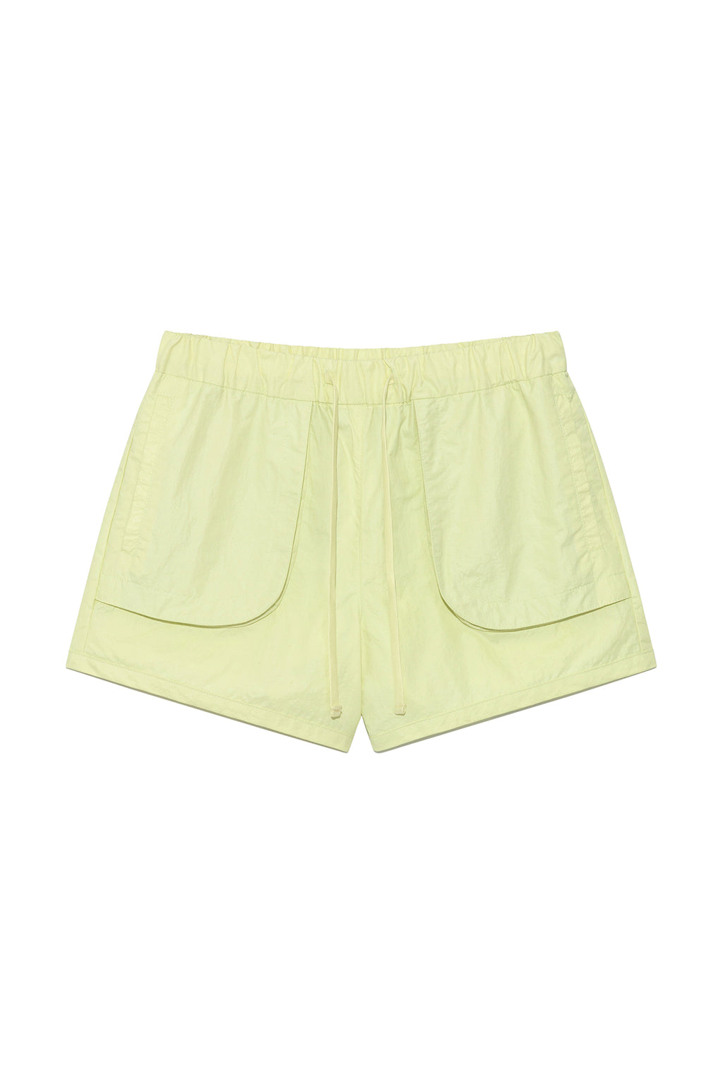 Matin Kim - Out Pocket Nylon Banding Shorts (Lime) product image 1 | TRAB K-Fashion Australia