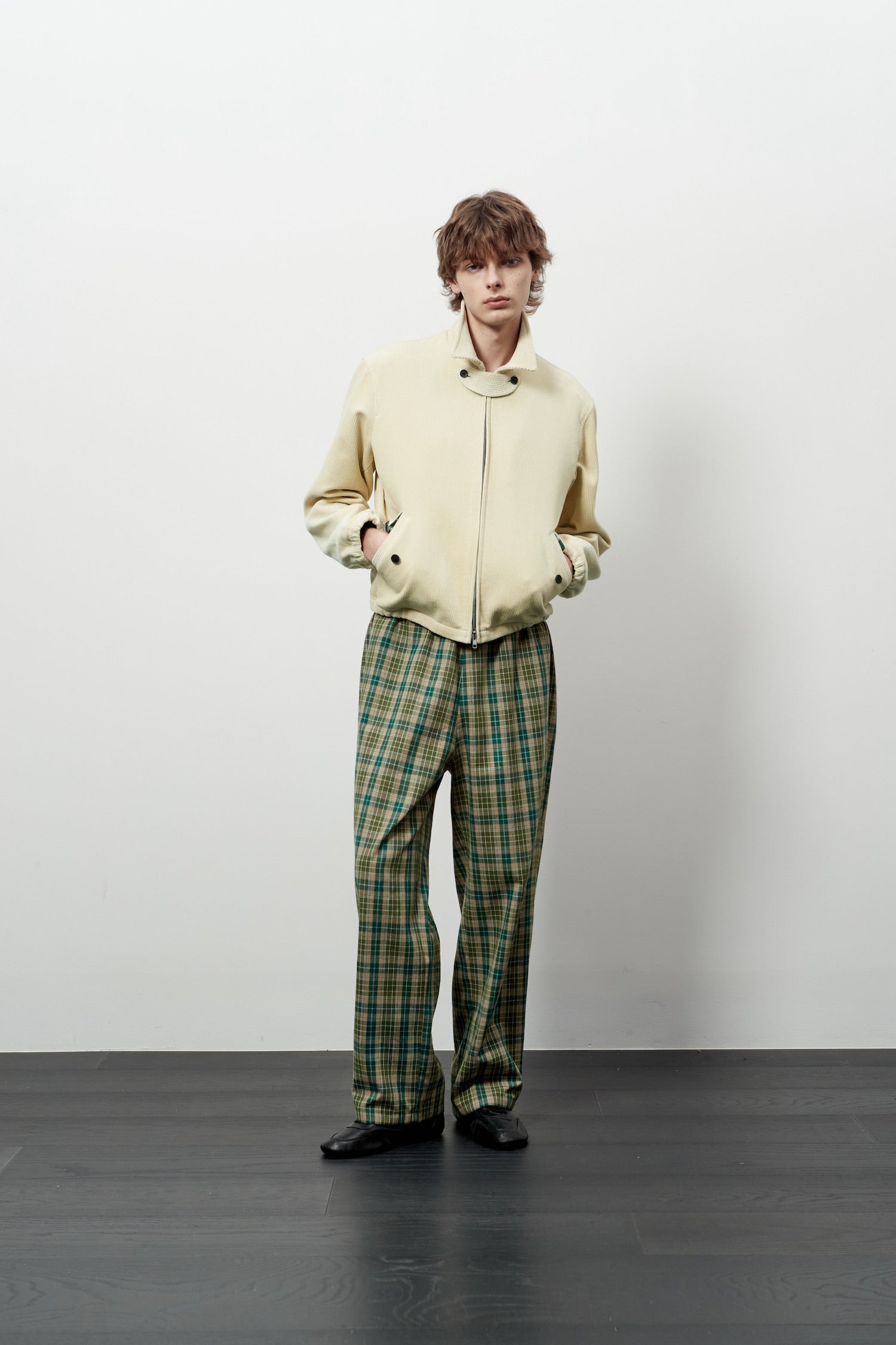 STU - Strap Corduroy Jacket (Ivory) product image 13 | TRAB K-Fashion Australia