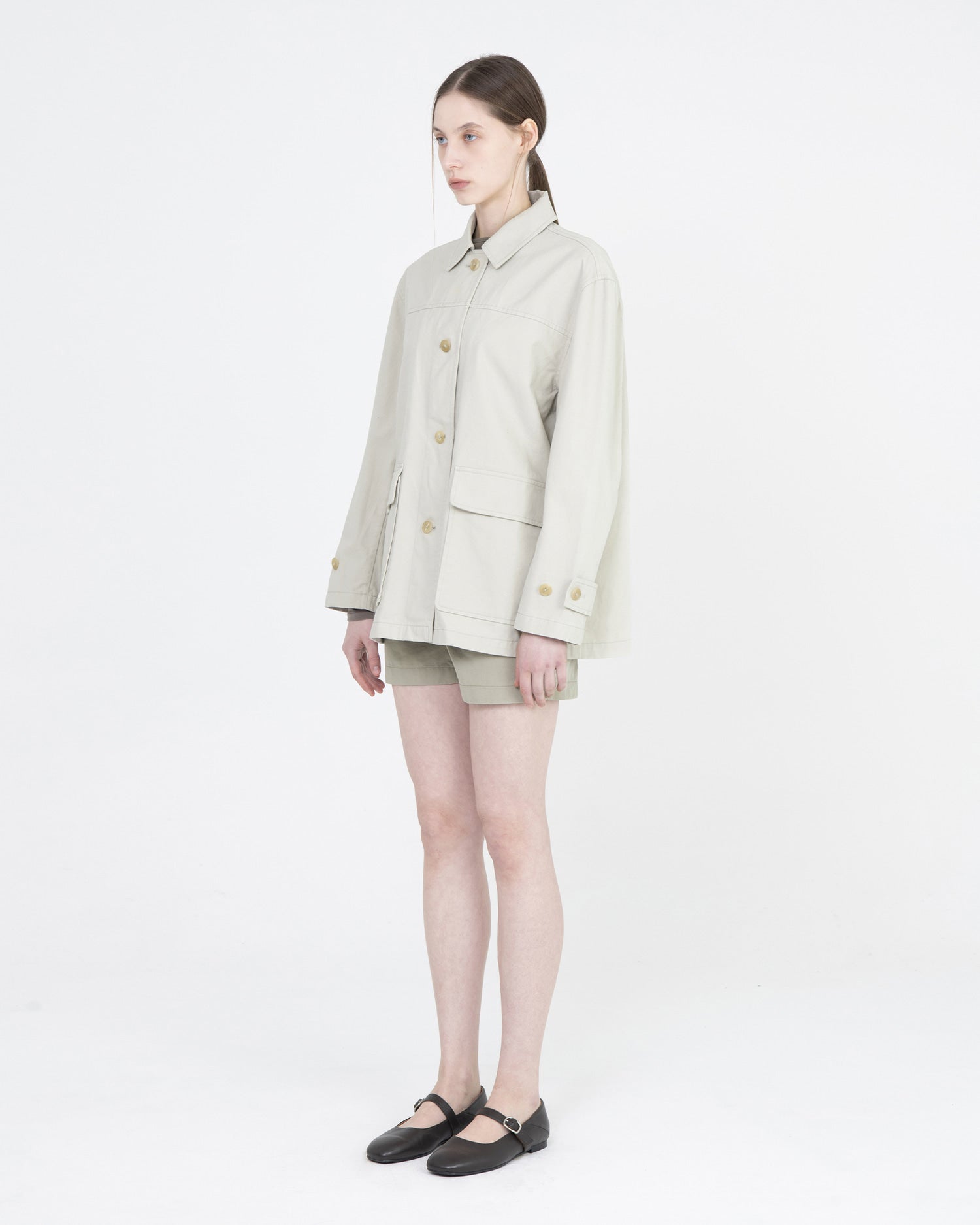 Brownyard - Half Jacket (Ecru) product image 4 | TRAB K-Fashion Australia
