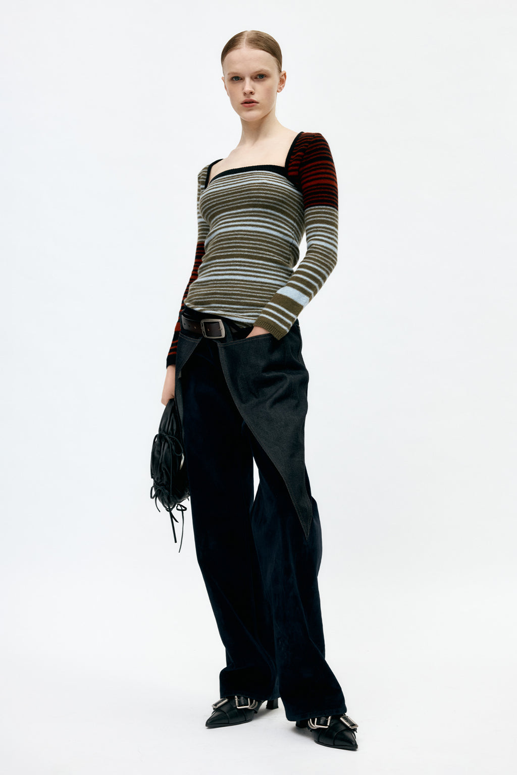 Andersson Bell - Nora Multi Stripe Bolero Top (Multi) product image 6 | TRAB K-Fashion Australia