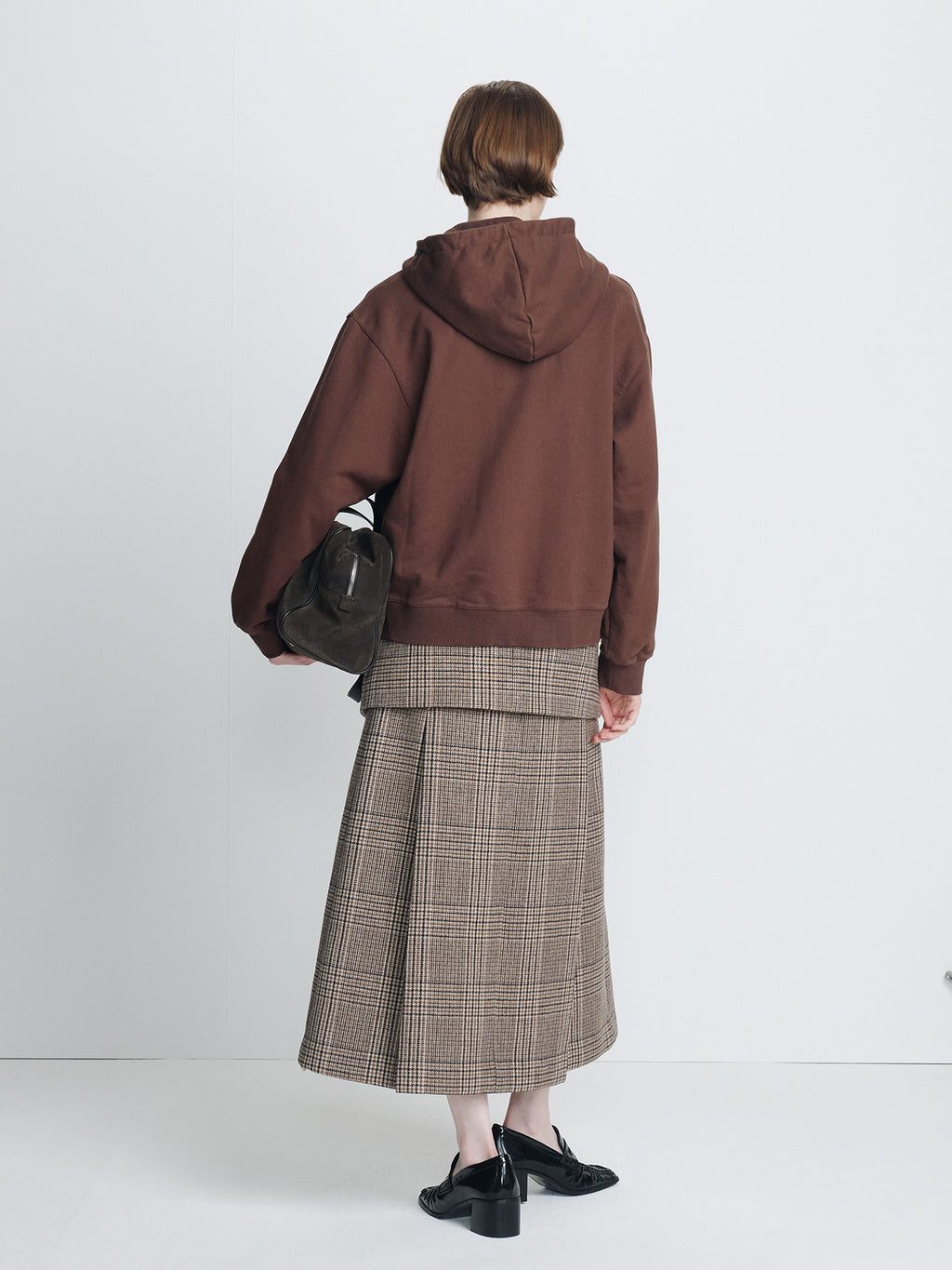 Tonywack - Garment Washed Zip-Up Hoodie (Faded Brown) product image 3 | TRAB K-Fashion Australia
