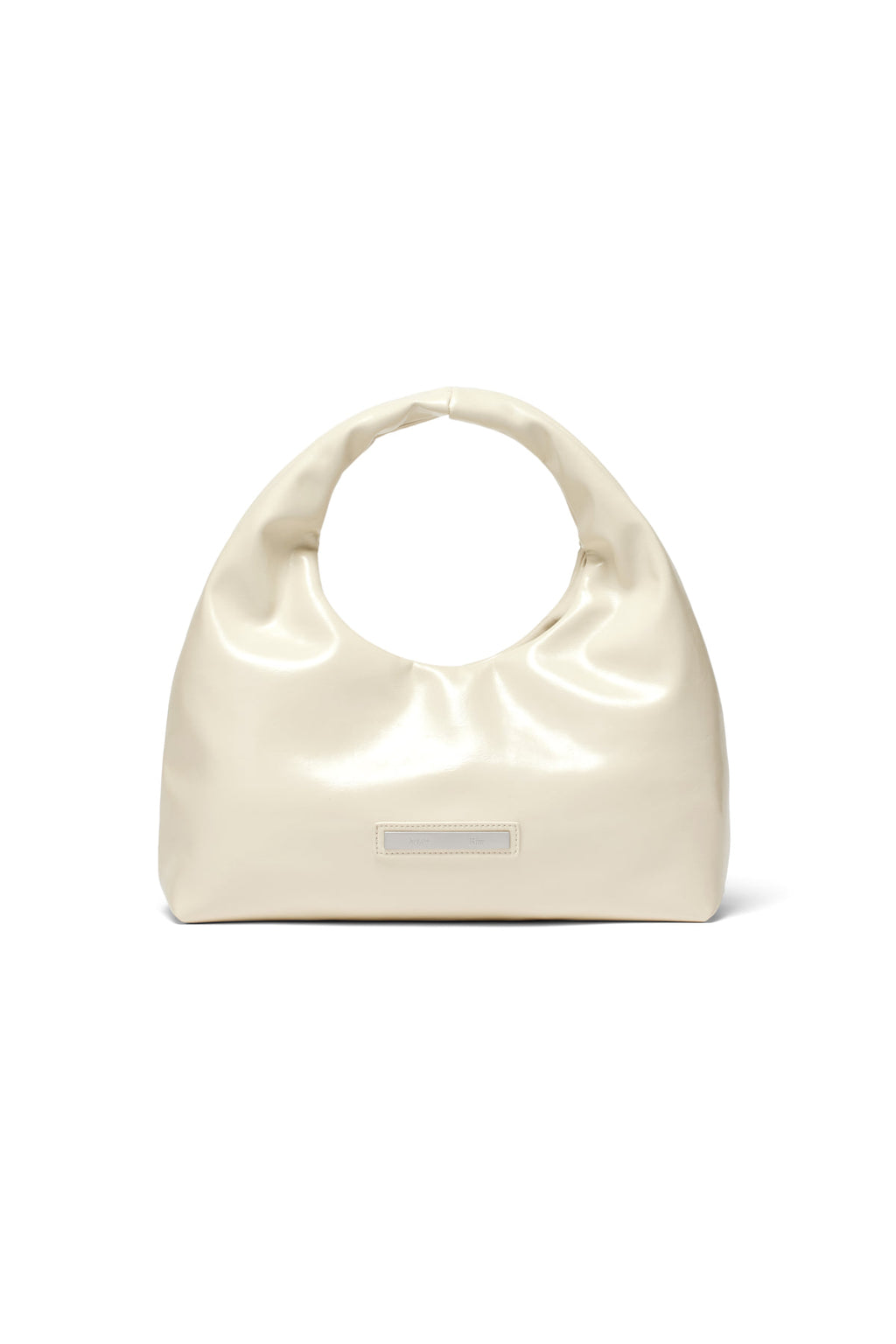 Matin Kim - Embossed Logo Leather Mini Tote Bag (Ivory) product image 5 | TRAB K-Fashion Australia
