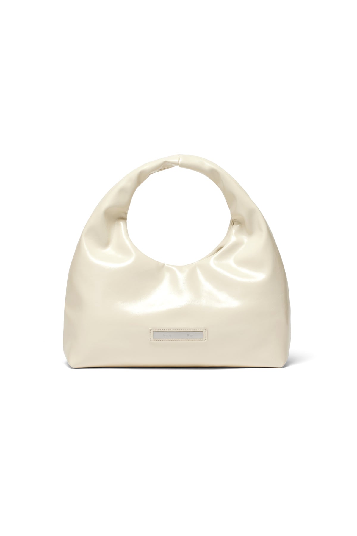 Matin Kim - Embossed Logo Leather Mini Tote Bag (Ivory) product image 5 | TRAB K-Fashion Australia