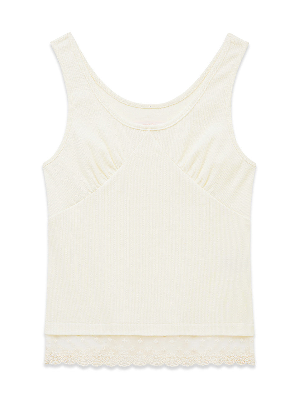 Margarin Fingers - Lace Detail Sleeveless (Cream) product image 2 | TRAB K-Fashion Australia
