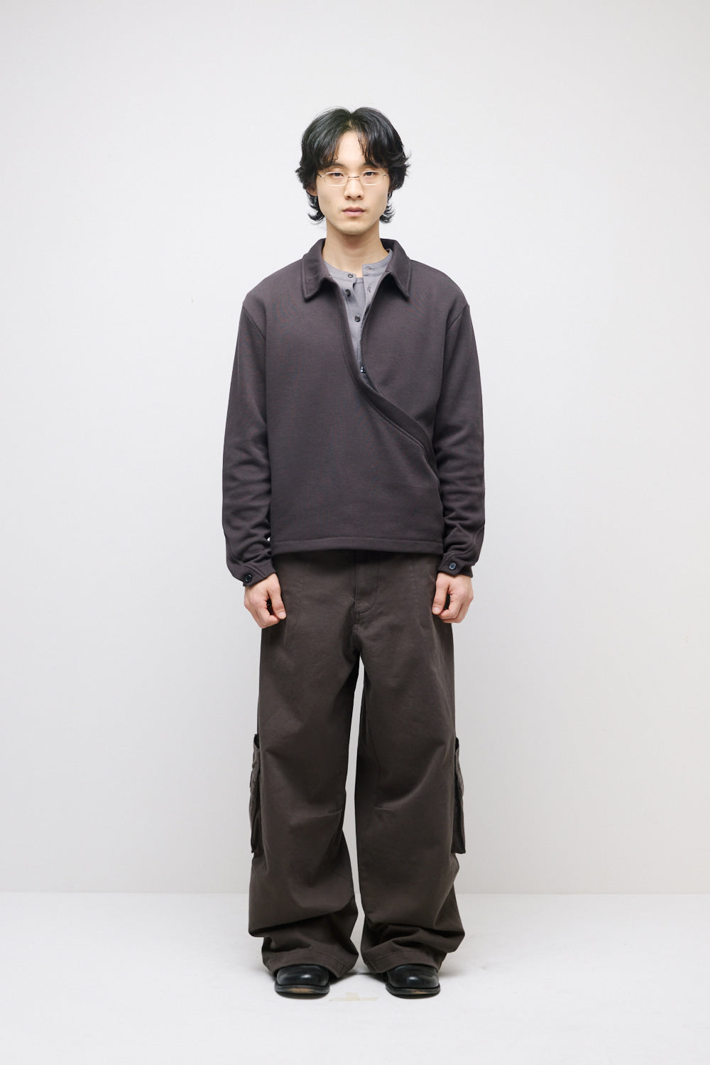 Hatchingroom - River Polo Tee Mud (Brown) product image 7 | TRAB K-Fashion Australia