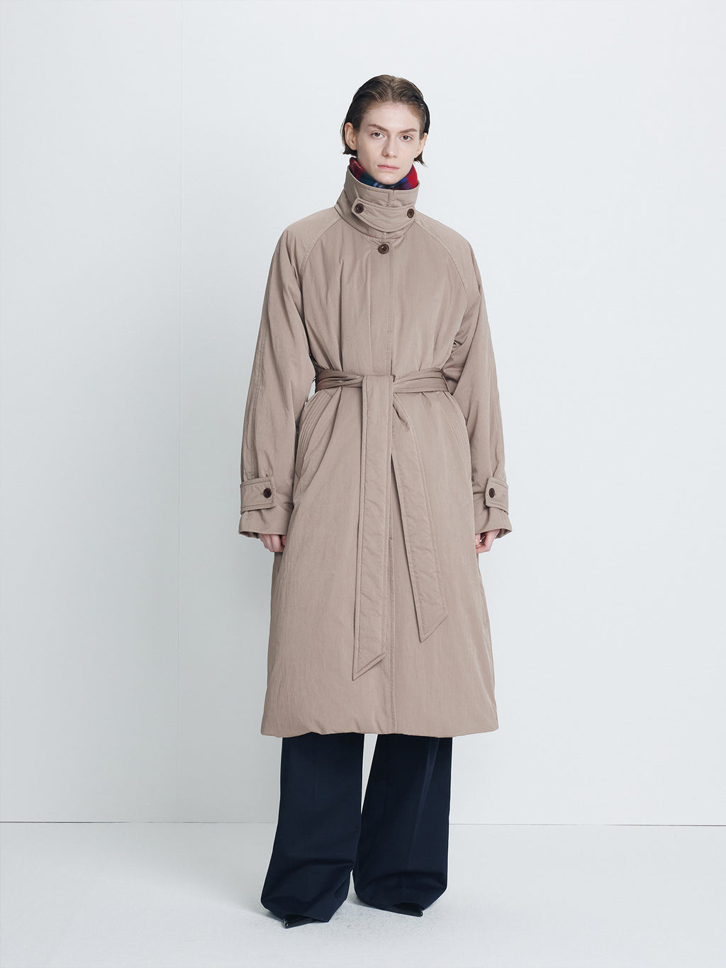 Tonywack - Tailored Trench Puffer Coat (Beige) product image 1 | TRAB K-Fashion Australia