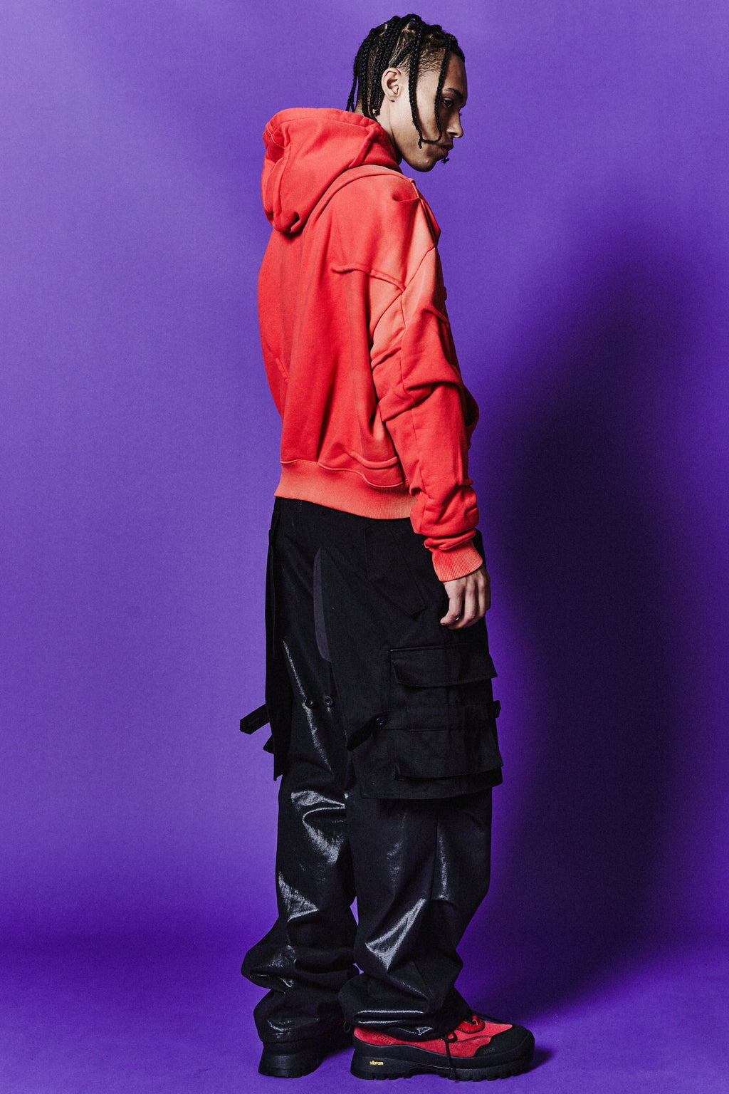 Andersson Bell - Mardro Gradient Hoodie (Tangerine) product image 3 | TRAB K-Fashion Australia