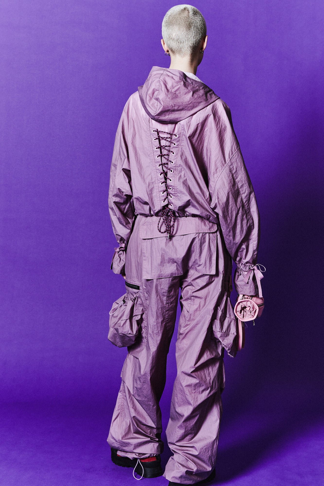 Andersson Bell - Balloon Pocket Pants (Dusty Pink) product image 3 | TRAB K-Fashion Australia