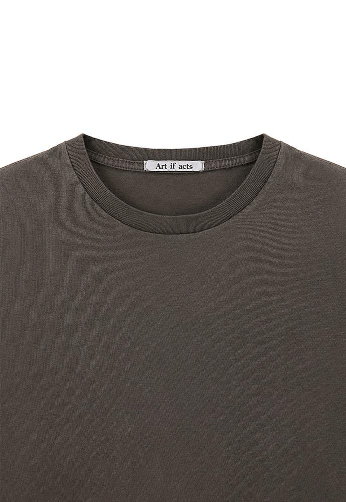 Art if acts - Garment Dyed Long Sleeve (Charcoal) product image 8 | TRAB K-Fashion Australia