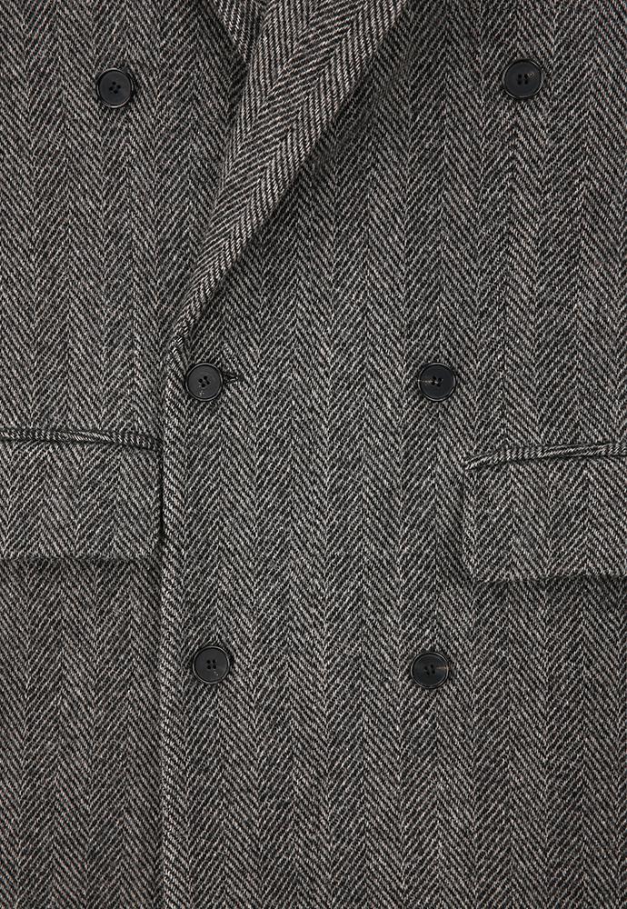 Art if acts - Leather Collar Double-Breasted Coat (Taupe) product image 12 | TRAB K-Fashion Australia