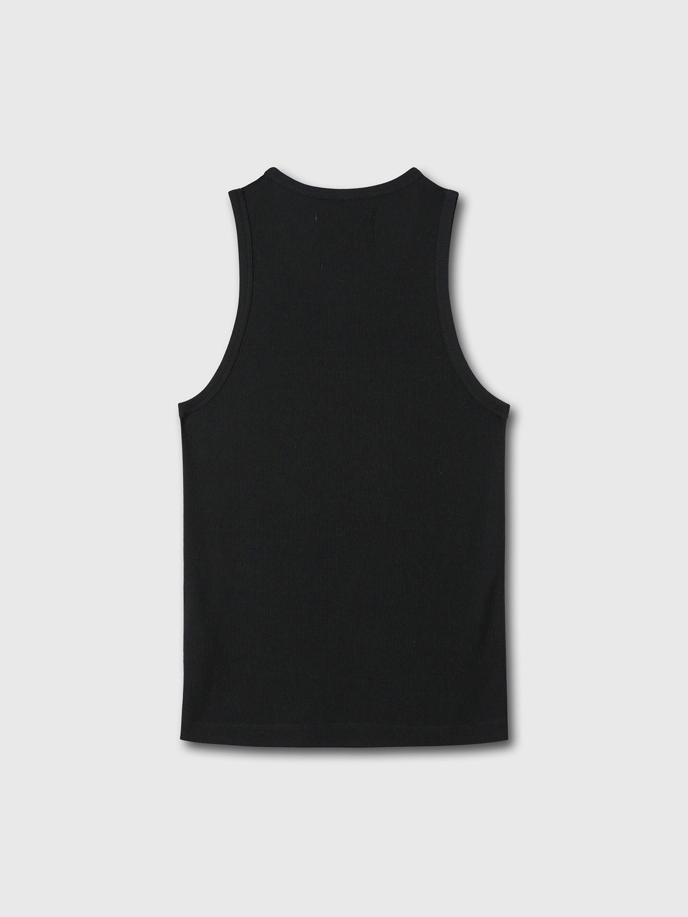 Tonywack - Super Fine Wool Ribbed Sleeveless (Japanese Fabric) (Black) product image 8 | TRAB K-Fashion Australia