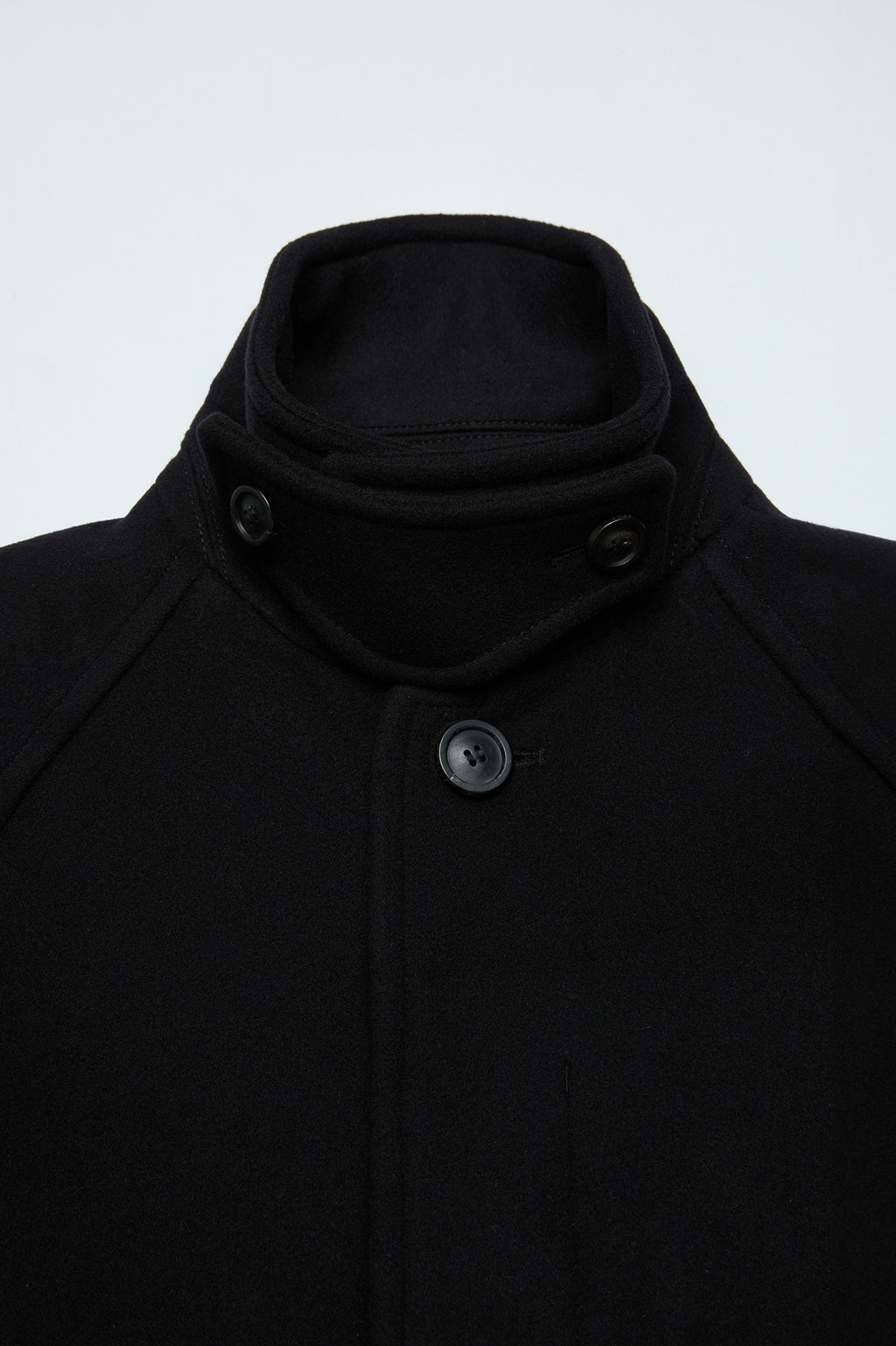 Coor - Belandi Cashmere-Blend Balmacaan Coat (Black) product image 7 | TRAB K-Fashion Australia