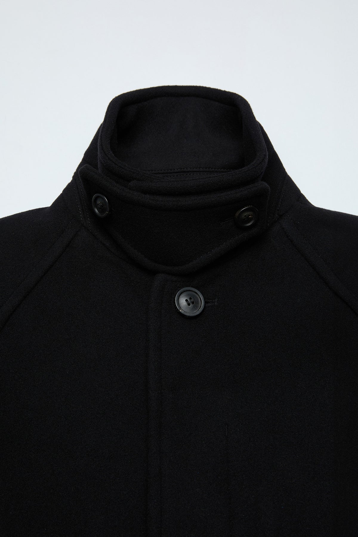 Coor - Belandi Cashmere-Blend Balmacaan Coat (Black) product image 7 | TRAB K-Fashion Australia