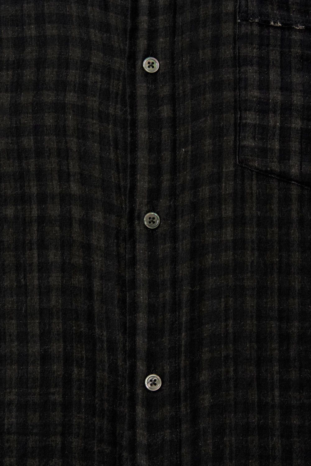 Hatchingroom - Shadow Check Shirt Gingham Check (Grey Beige) product image 4 | TRAB K-Fashion Australia