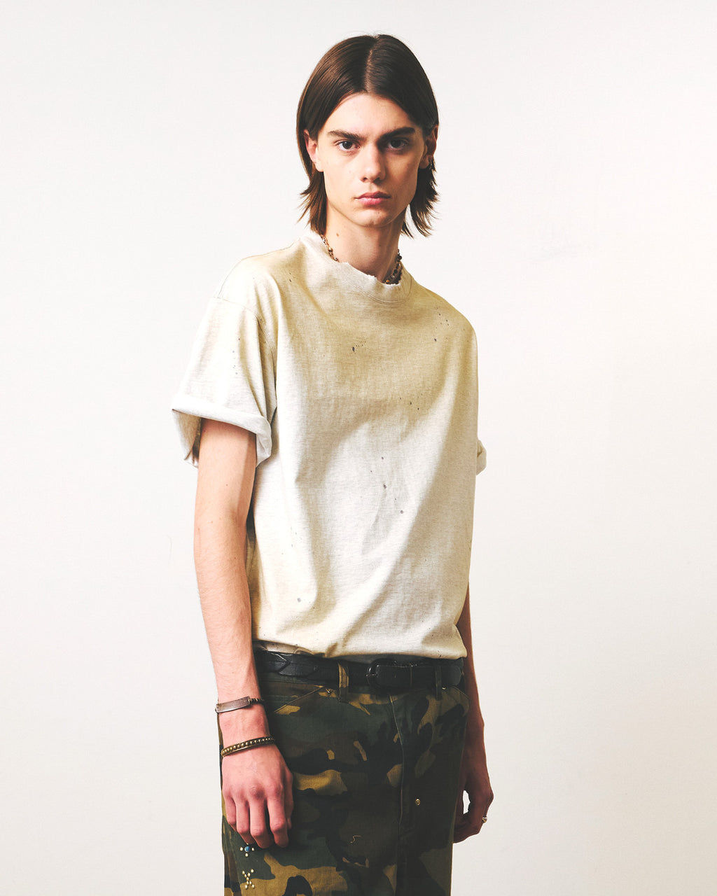Eastlogue - Vintage 11 Boxy T-shirts (Vintage Oatmeal) product image 4 | TRAB K-Fashion Australia