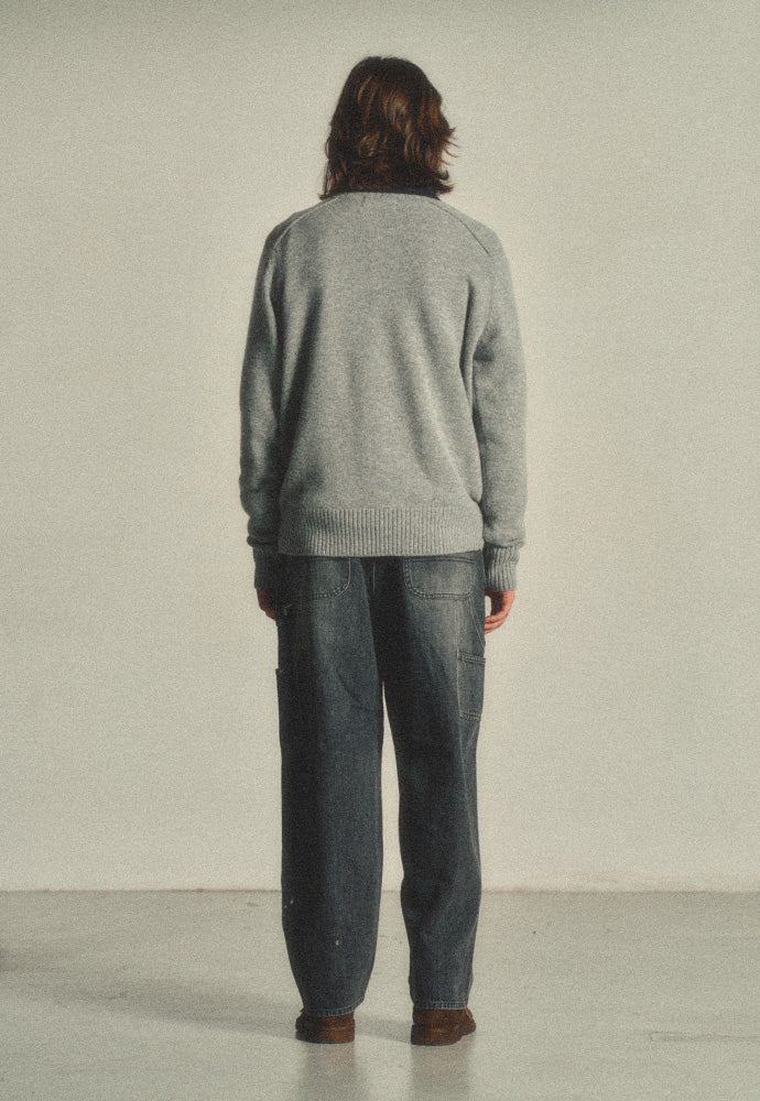 Art if acts - Washed Denim Carpenter Pants (Used Black) product image 3 | TRAB K-Fashion Australia