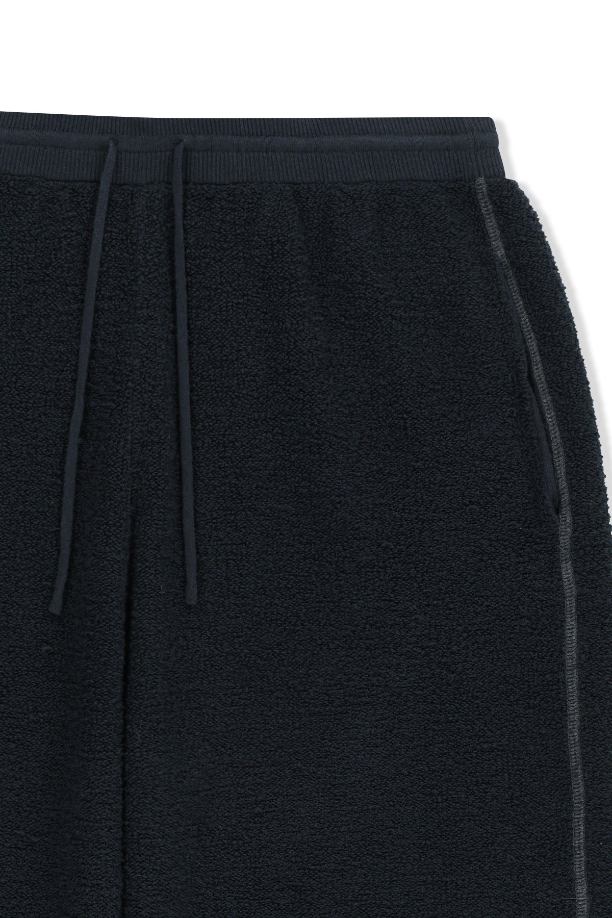 Matin Kim - Boucle Texture Knit Pants (Dark Navy) product image 4 | TRAB K-Fashion Australia