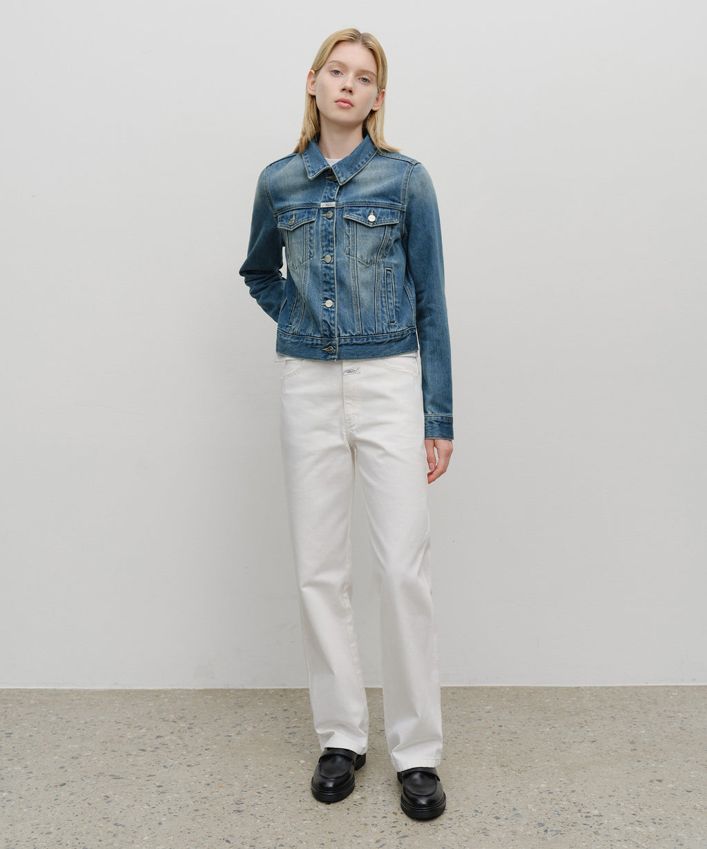 Marithe & Francois Girbaud - Denim Trucker Jacket (Blue) product image 5 | TRAB K-Fashion Australia