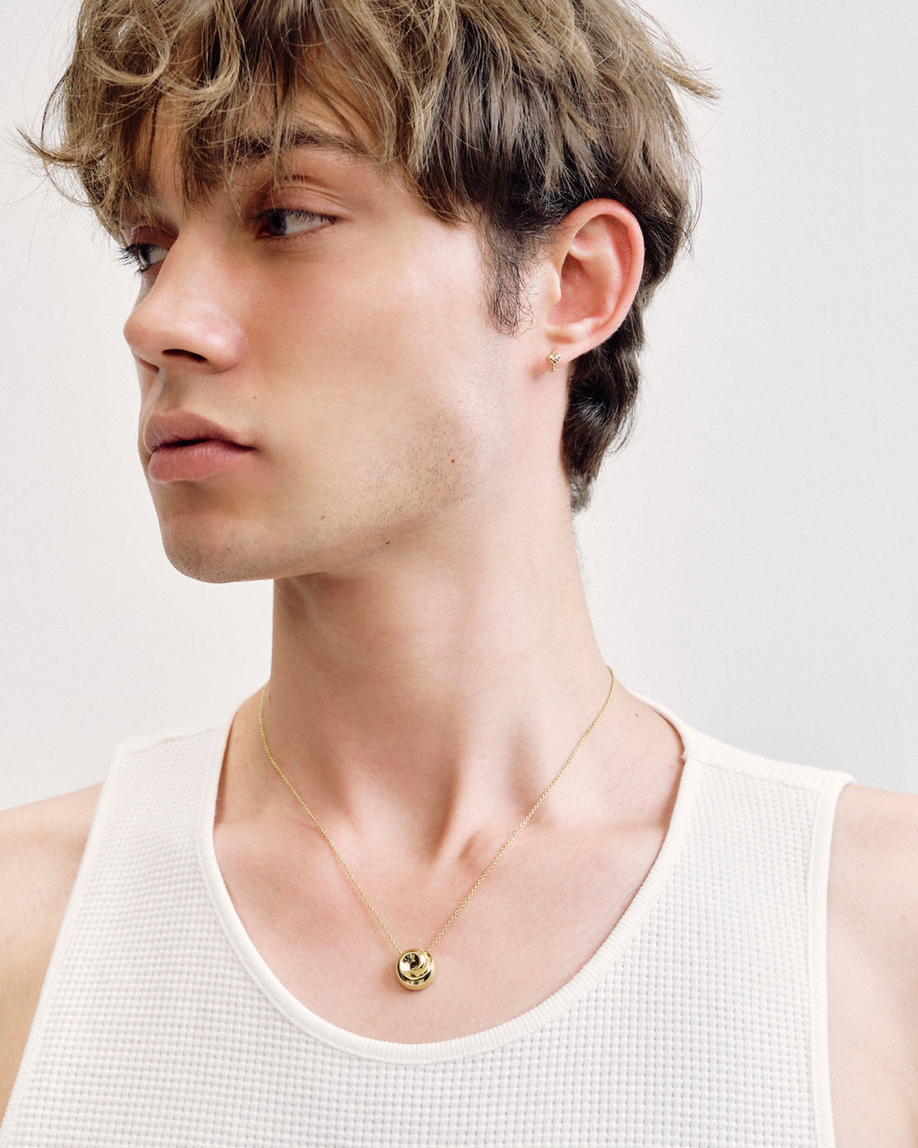 Numbering - Mini Wavy Heart Earring #2106 product image 2 | TRAB K-Fashion Australia