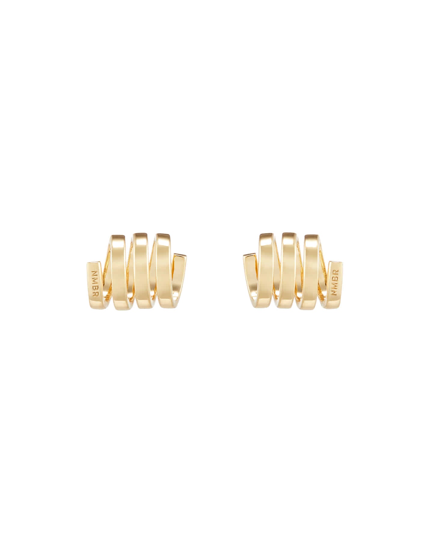 Numbering - Flat Coil Earrings #4105 product image 4 | TRAB K-Fashion Australia