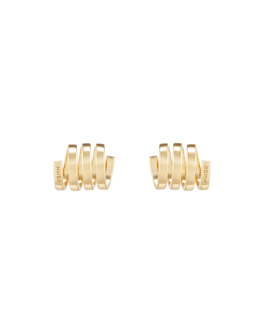 Numbering - Flat Coil Earrings #4105 product image 4 | TRAB K-Fashion Australia