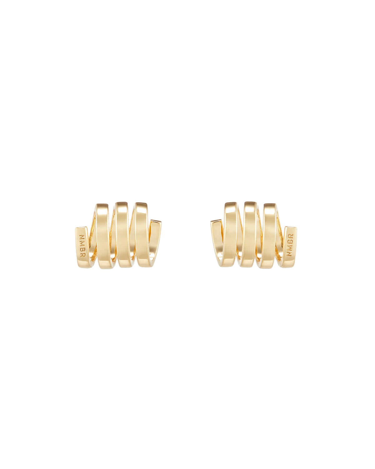 Numbering - Flat Coil Earrings #4105 product image 4 | TRAB K-Fashion Australia
